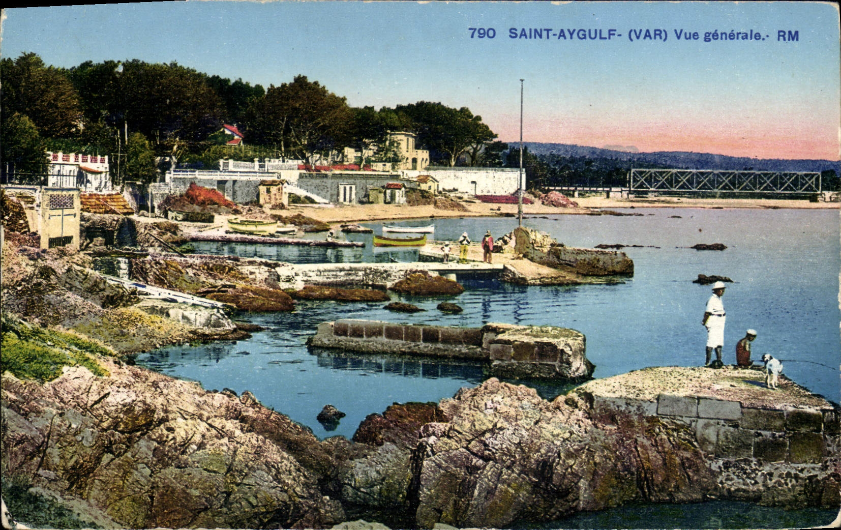 VINTAGE POSTCARD Holy Aygulf View