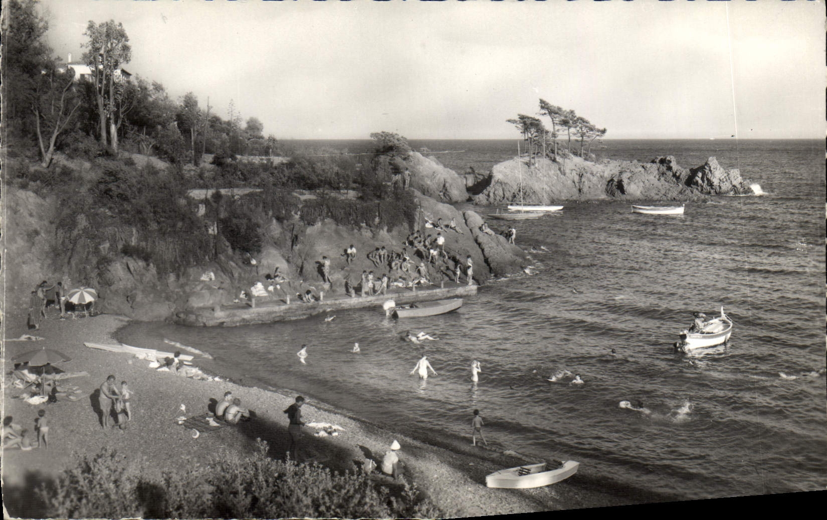 MODERN CARD Holy Raphael Beach of Agay