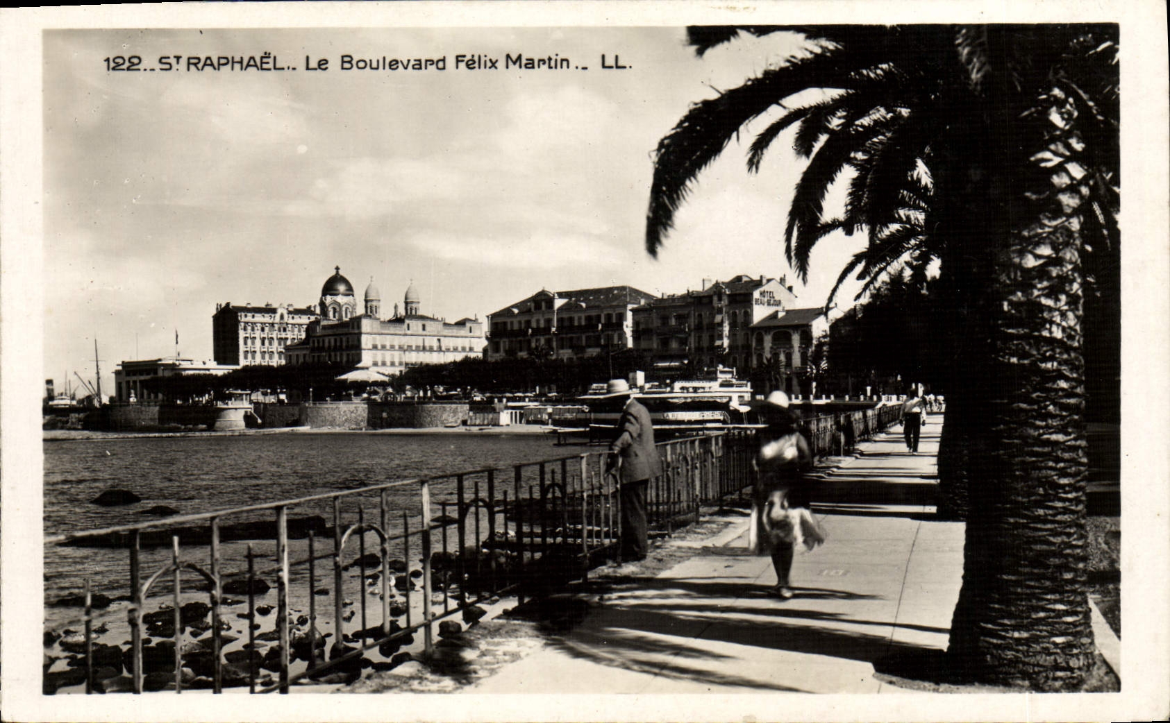 CPA Saint Raphael Le Boulevard Felix Martin