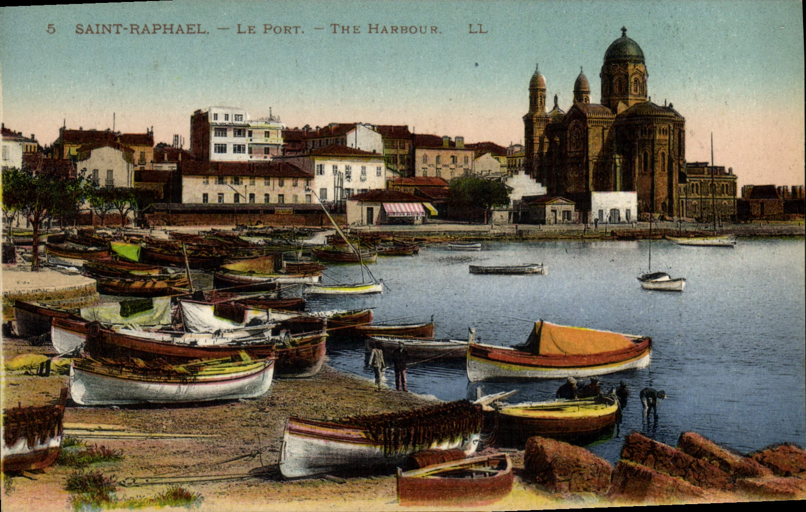 CPA Saint Raphael Le Port Bateaux