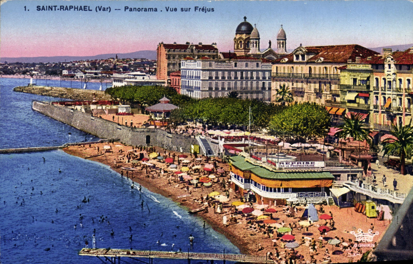 CPA Saint Raphael Panorama Vue sur Frejus