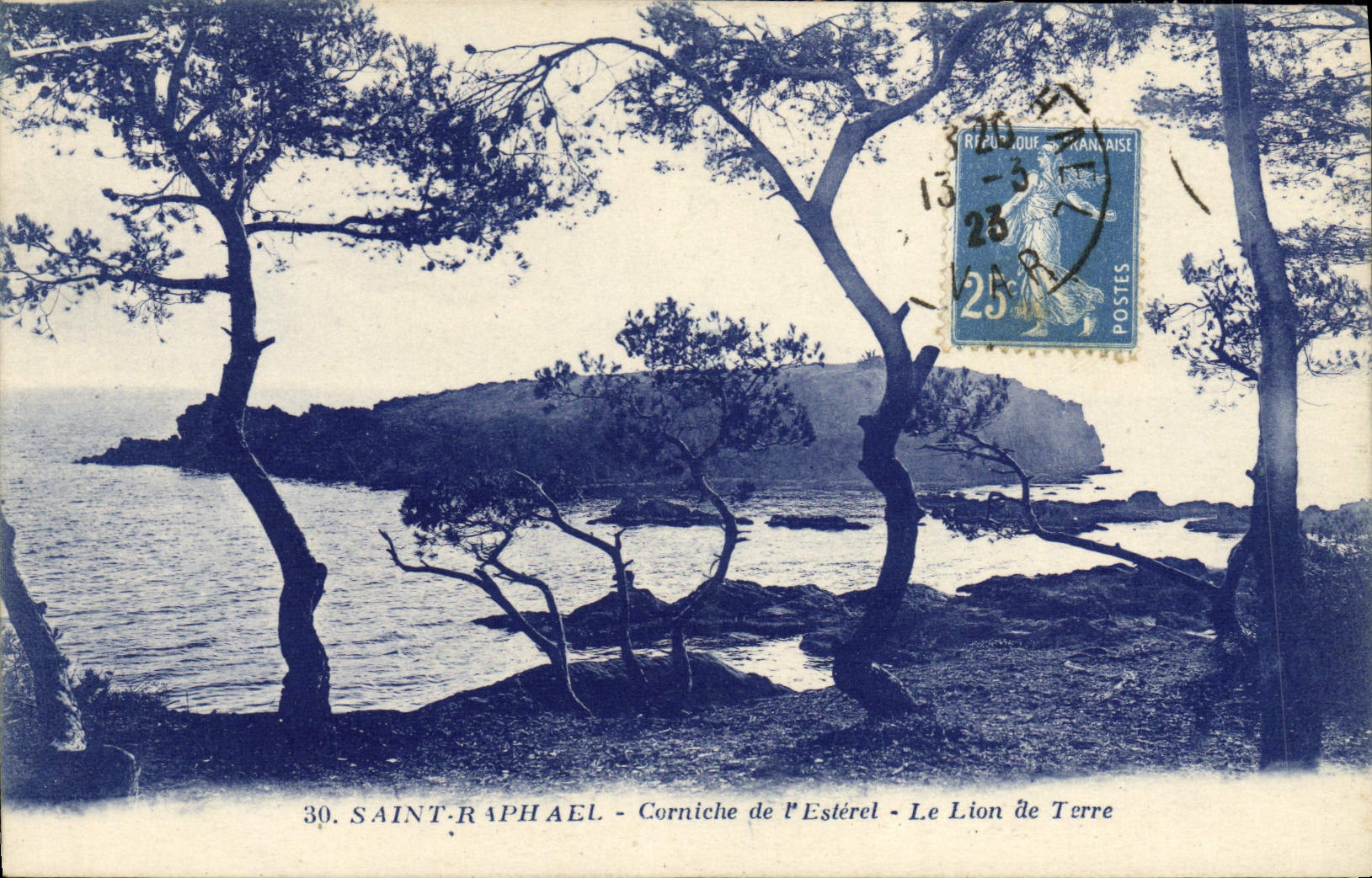 CPA Saint Raphael Corniche de l'Eslerel Le Lion de Terre