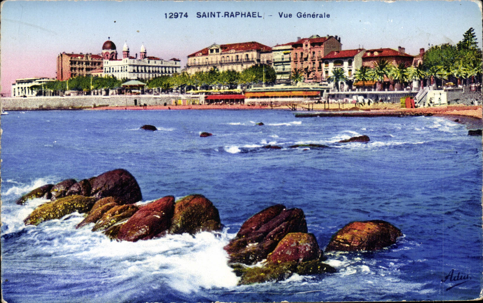 CPA Saint Raphael Vue Generale