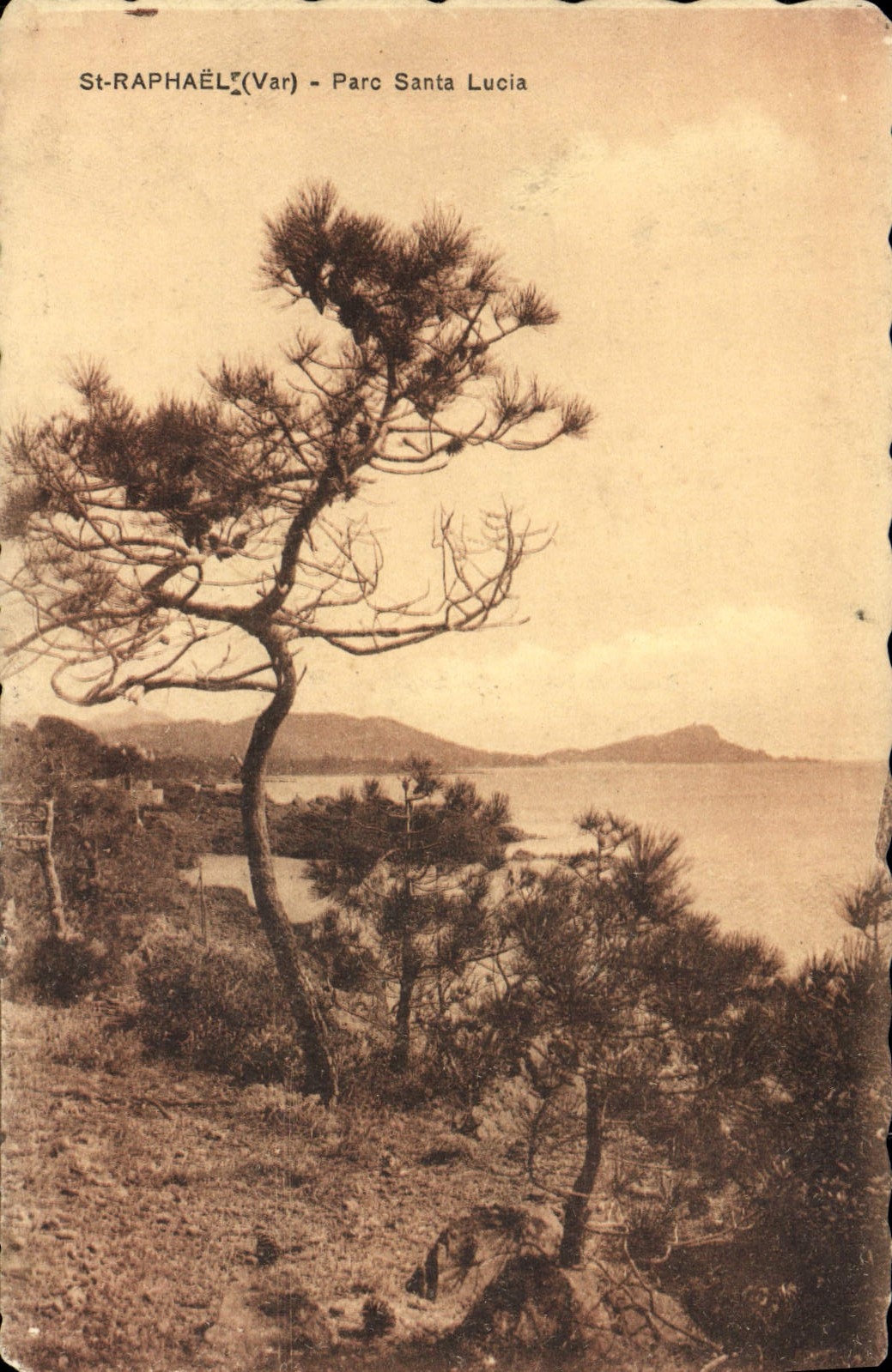 Parque Santa Lucía de Raphael del St de la POSTAL de la VENDIMIA