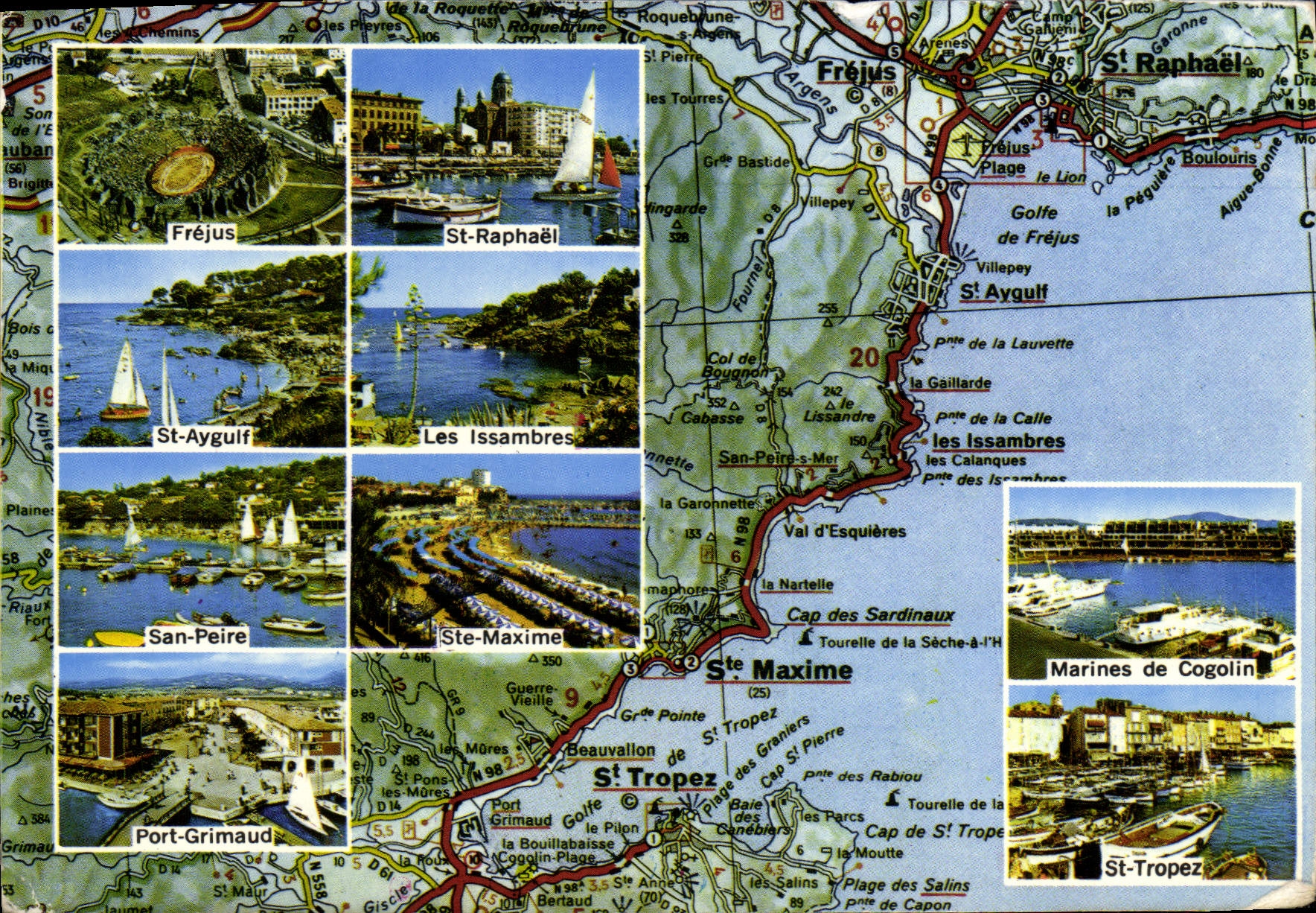 CPM De Saint Tropez a Saint Raphael