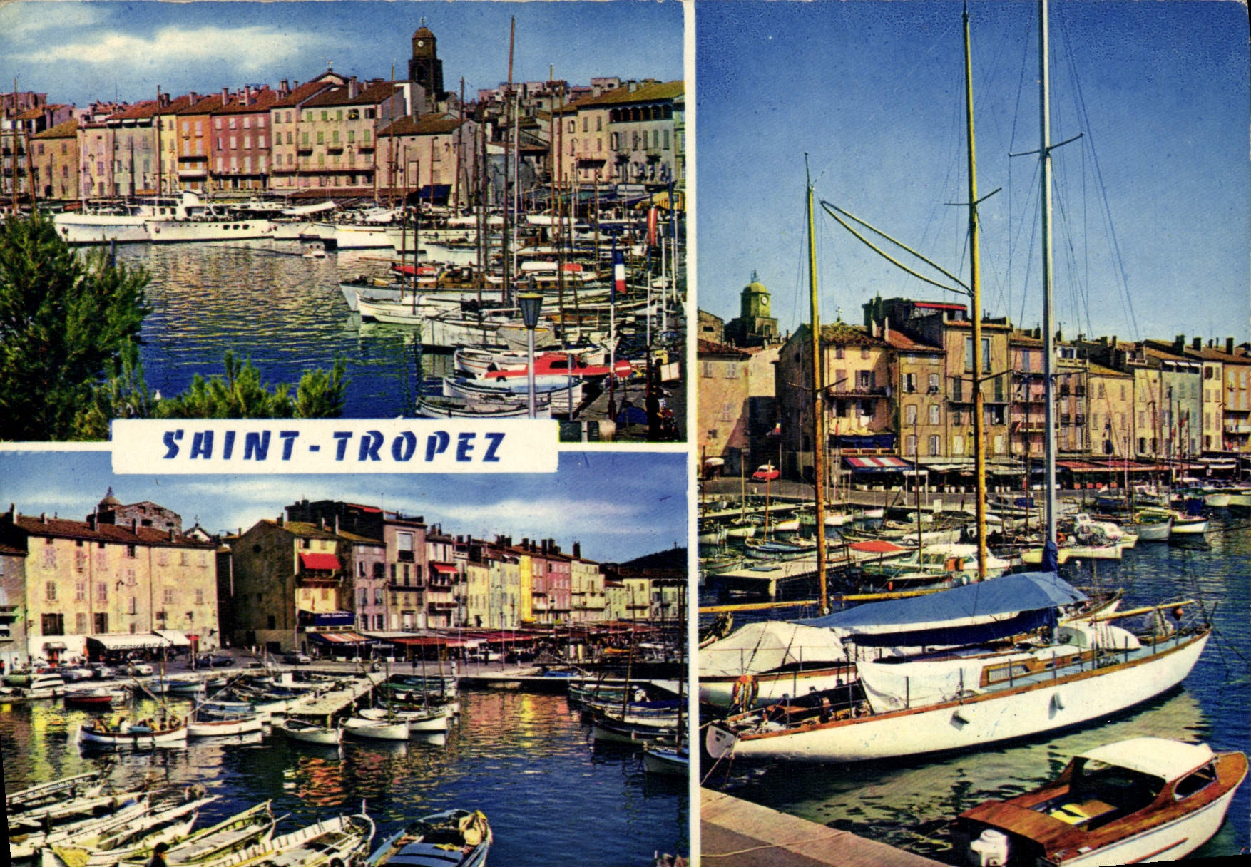 CPM Saint Tropez Le Port Quais Frederic Mistral et quais Jean Jaures