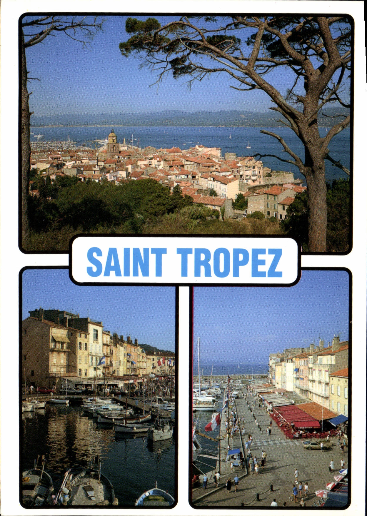 MODERN CARD the Of the department of Var Dimension of Azure Holy Tropez