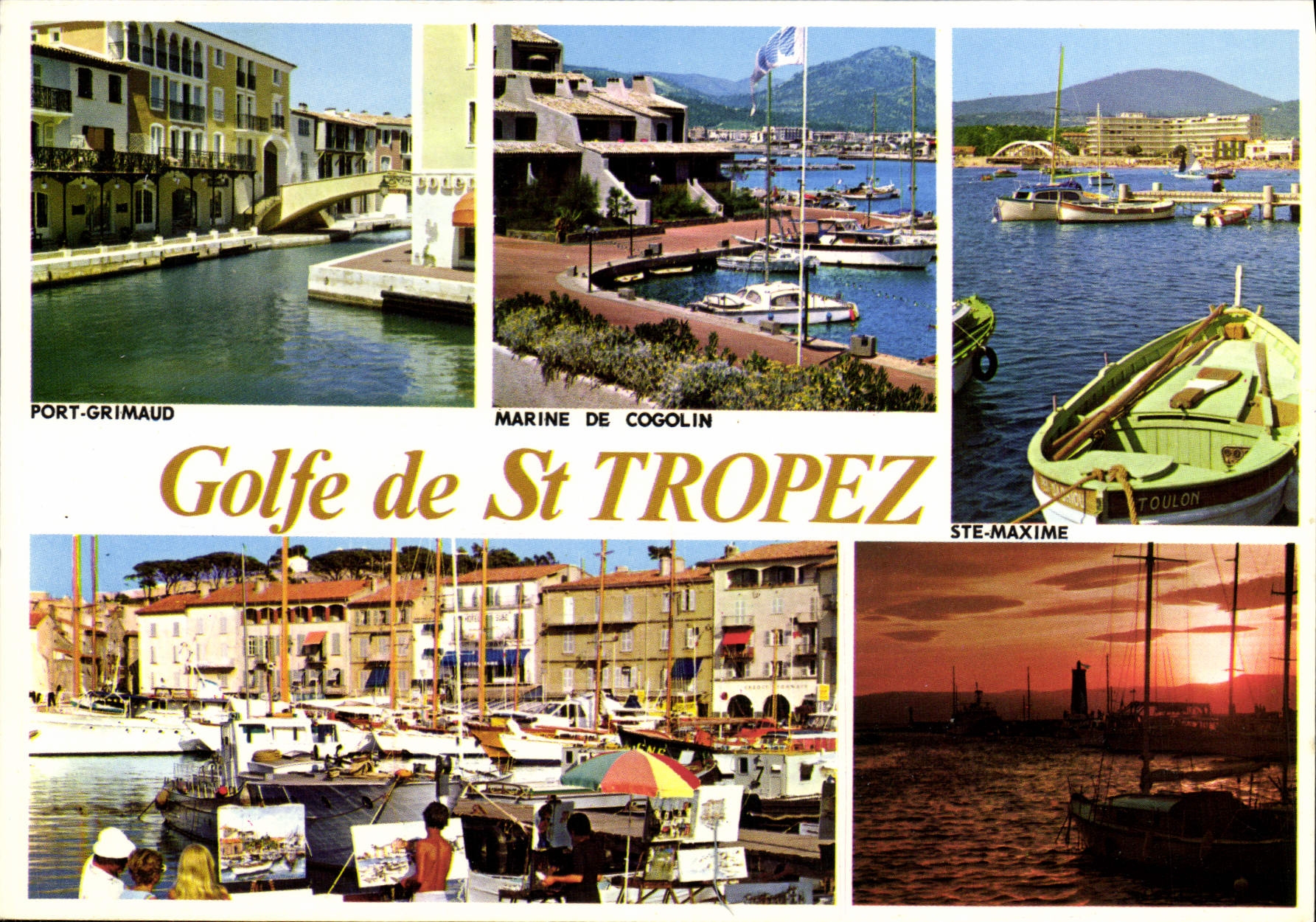 POSTAL MODERNA golfo de Tropez Saint