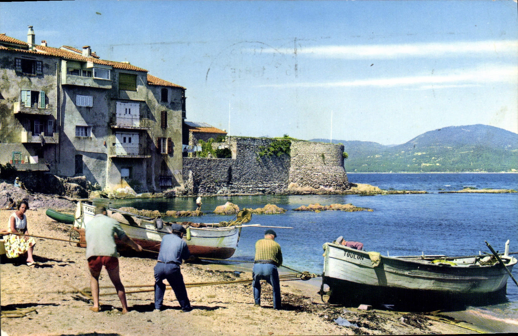 CPM Le Cote d'Azur Saint Tropez La Ponche