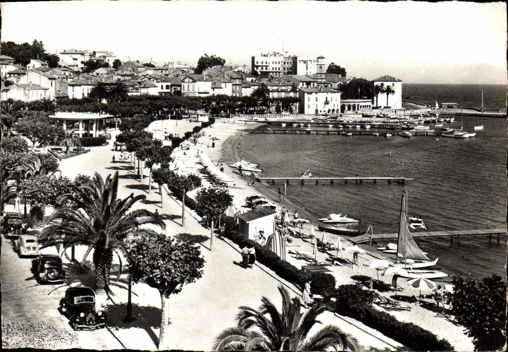 CPA Sainte Maxime Sur Mer Vue d'ensemble
