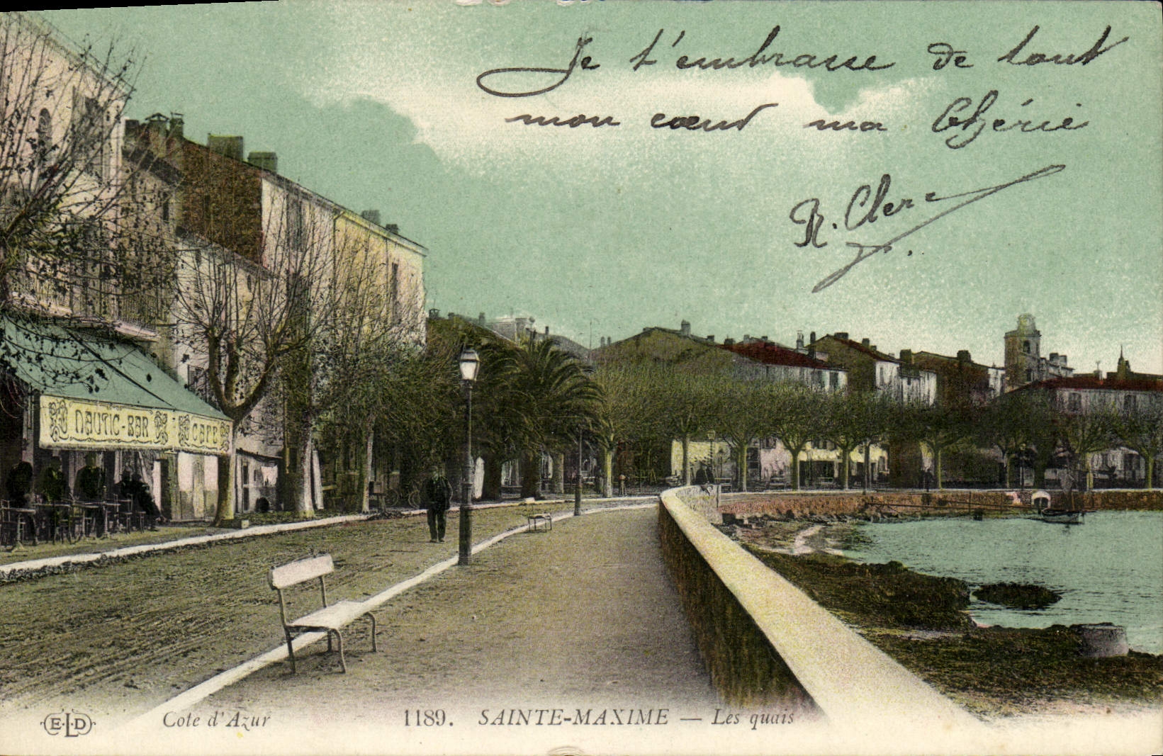 CPA Sainte Maxime Les Quais Nautic Bar