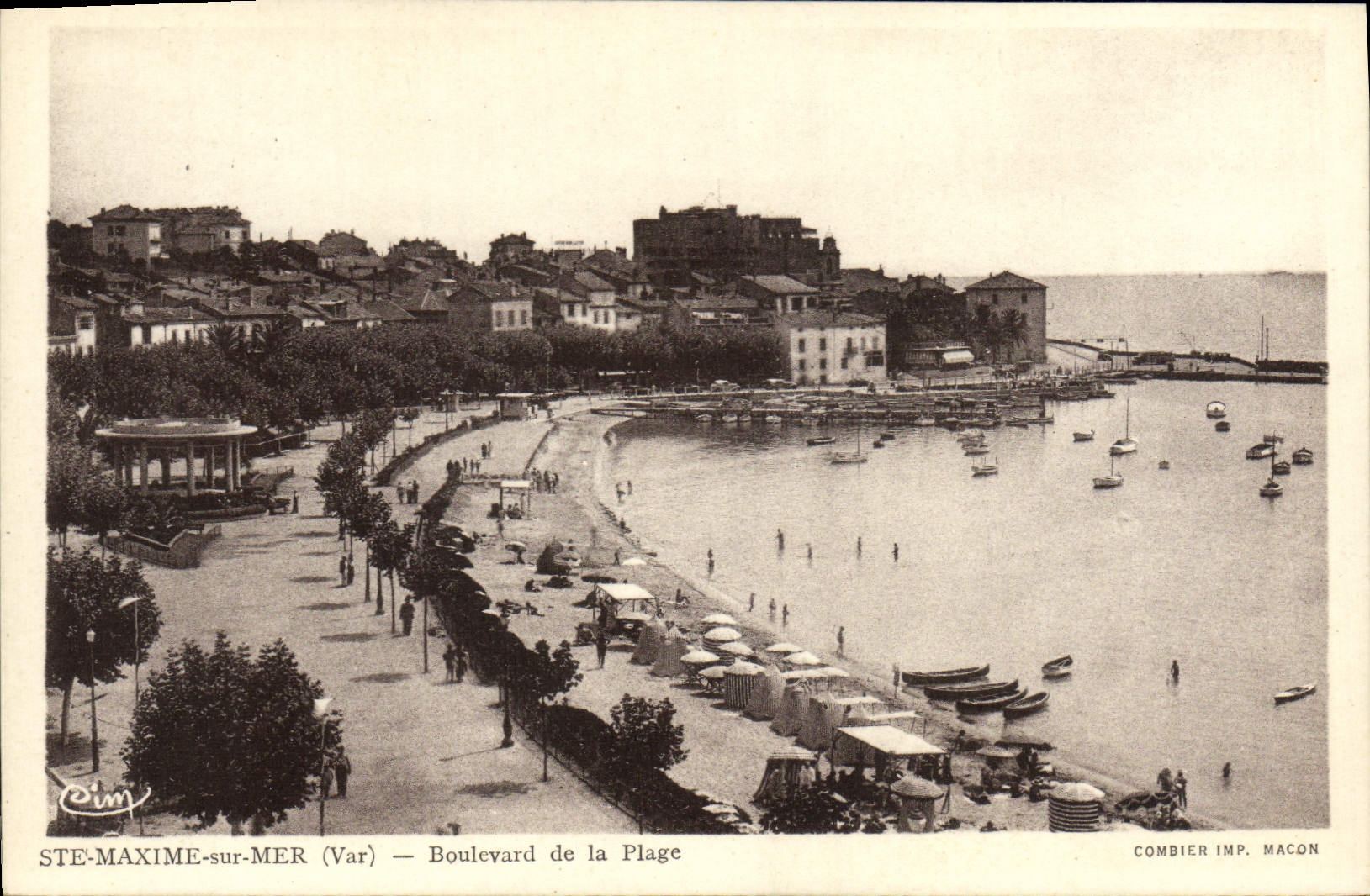 CPA Sainte Maxime Sur Mer Boulevard de la Plage