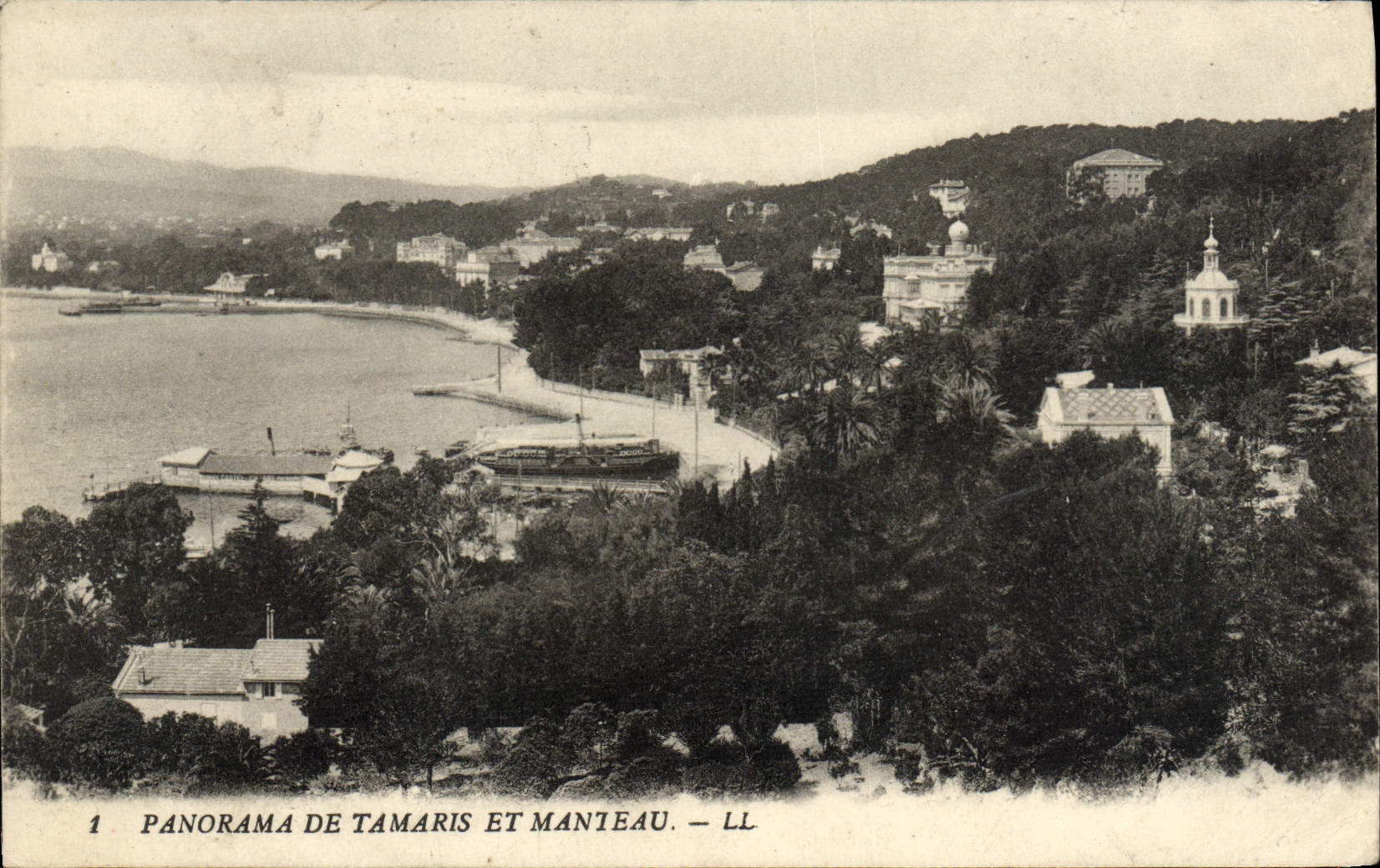 CPA Panorama de Tamaris et Manteau 