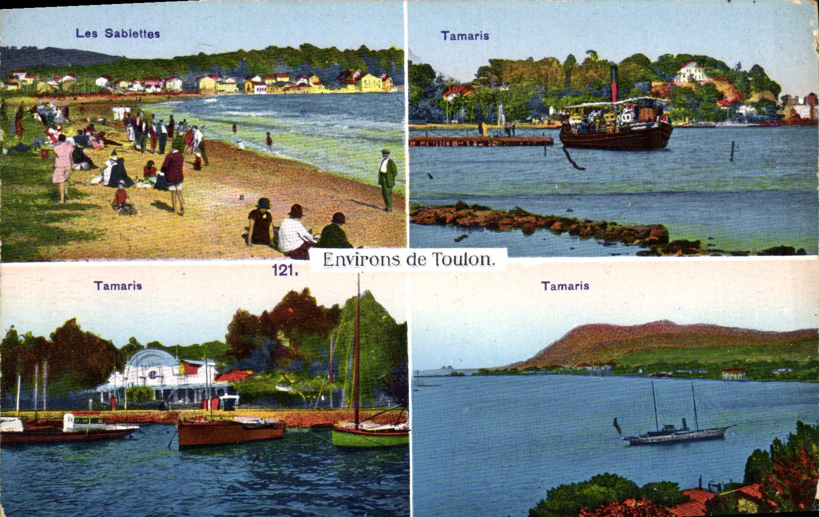 CPA Environs de Toulon Les Sablettes Tamaris 