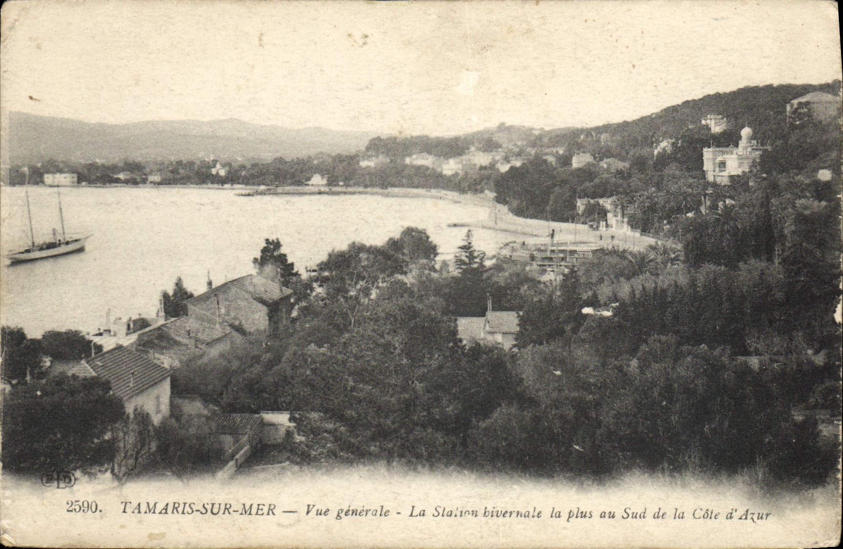 VINTAGE POSTCARD Tamaris on Sea View