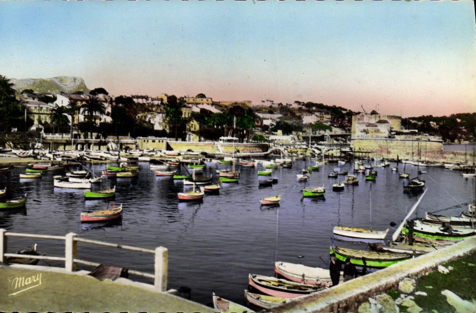 MODERN CARD Toulon Mourillon Port St Louis Boats