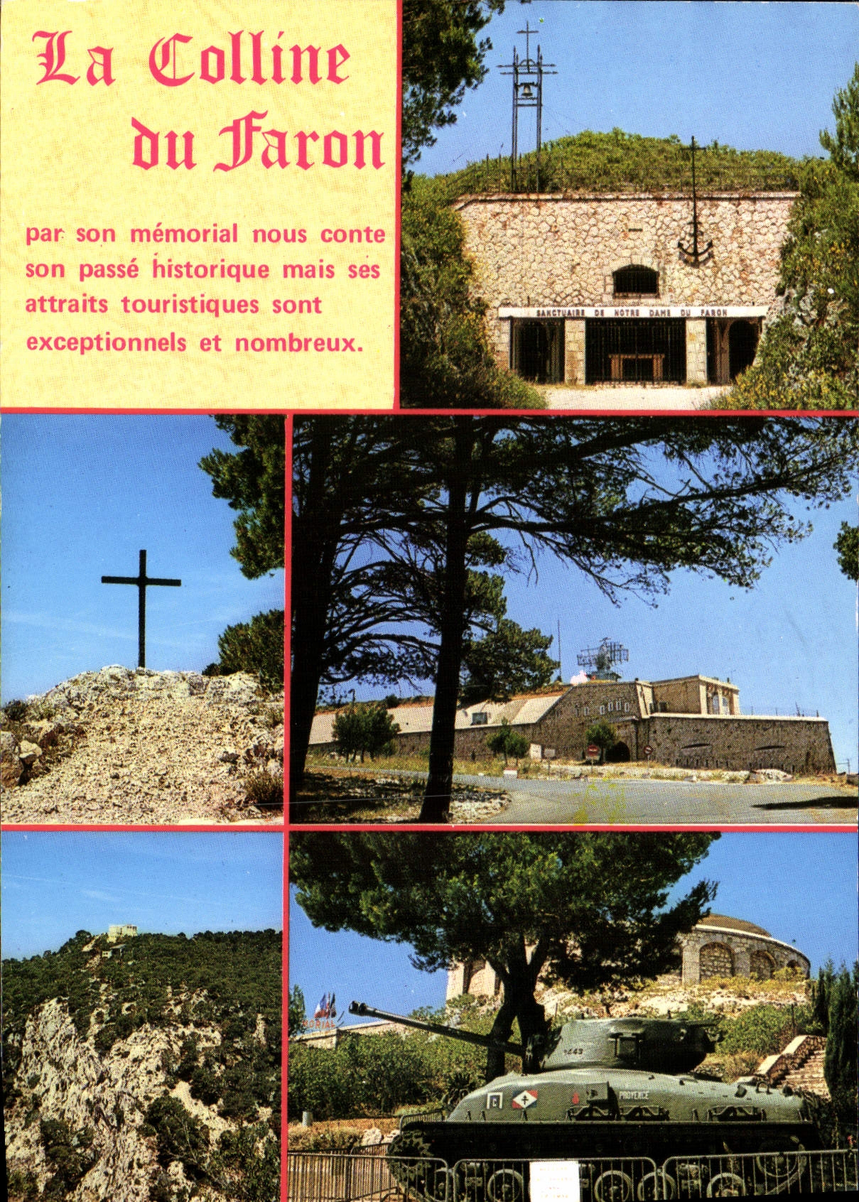 CPM Toulon et ses jolis sites La Colline du Faron Tabnk Char d'assaut