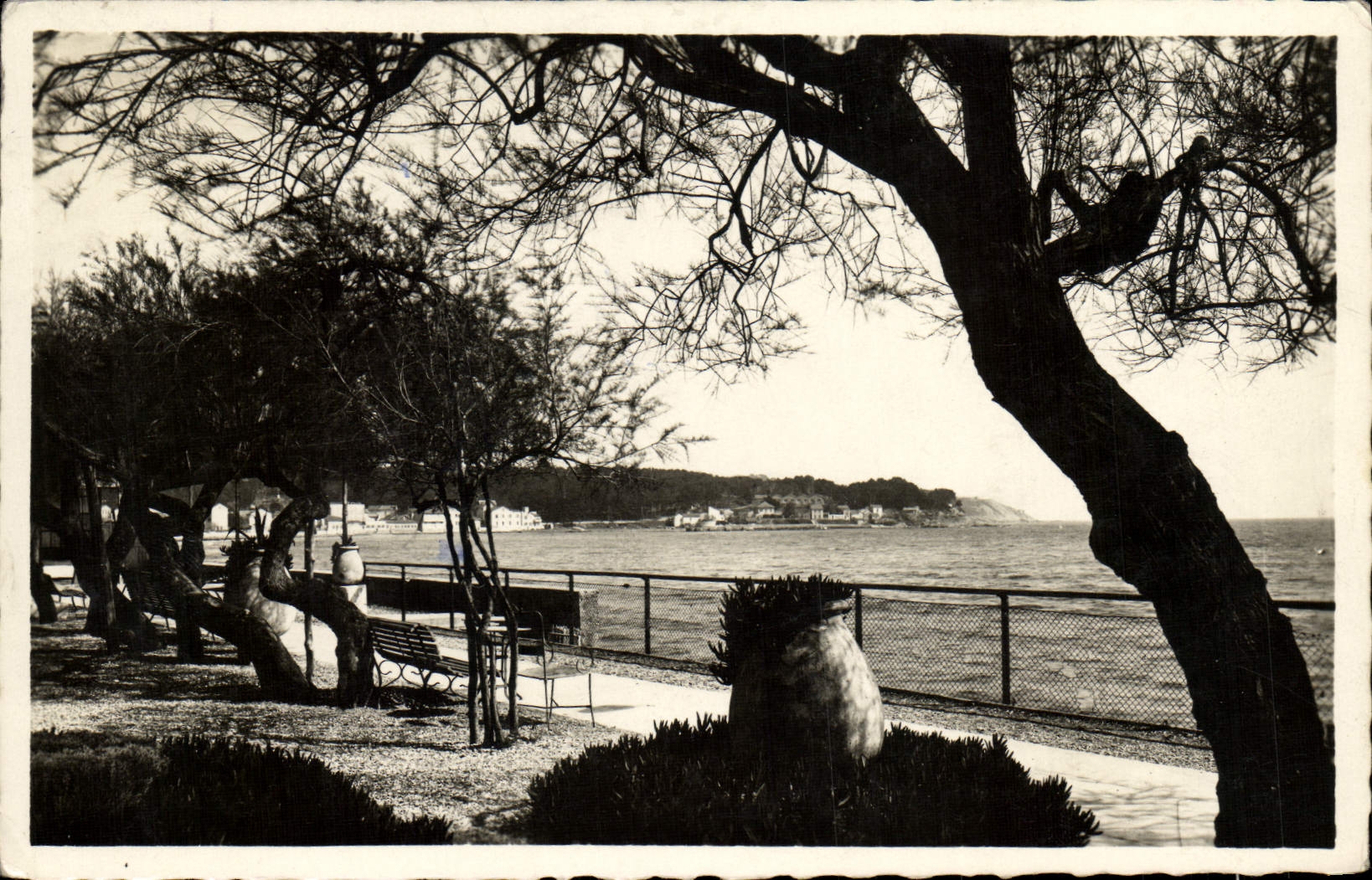 VINTAGE POSTCARD Surroundings of Toulon Pretty Escape towards Sablettes