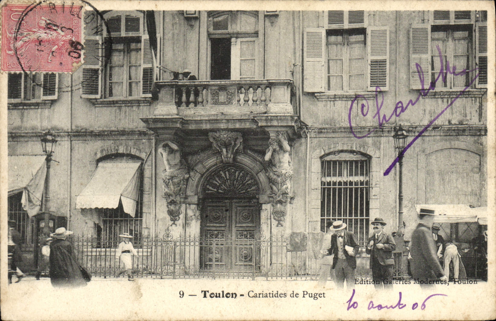 CPA Toulon Cariatides de Puget 