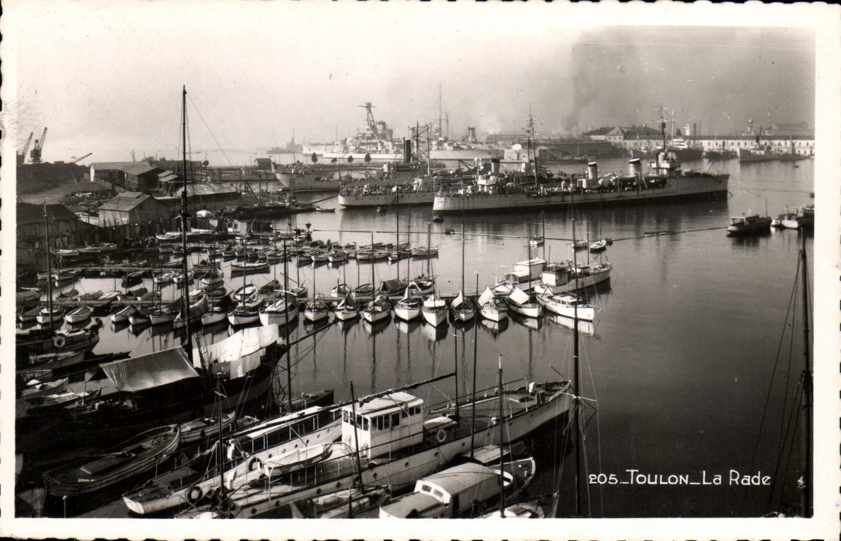 CPM Toulon La Rade Bateaux 