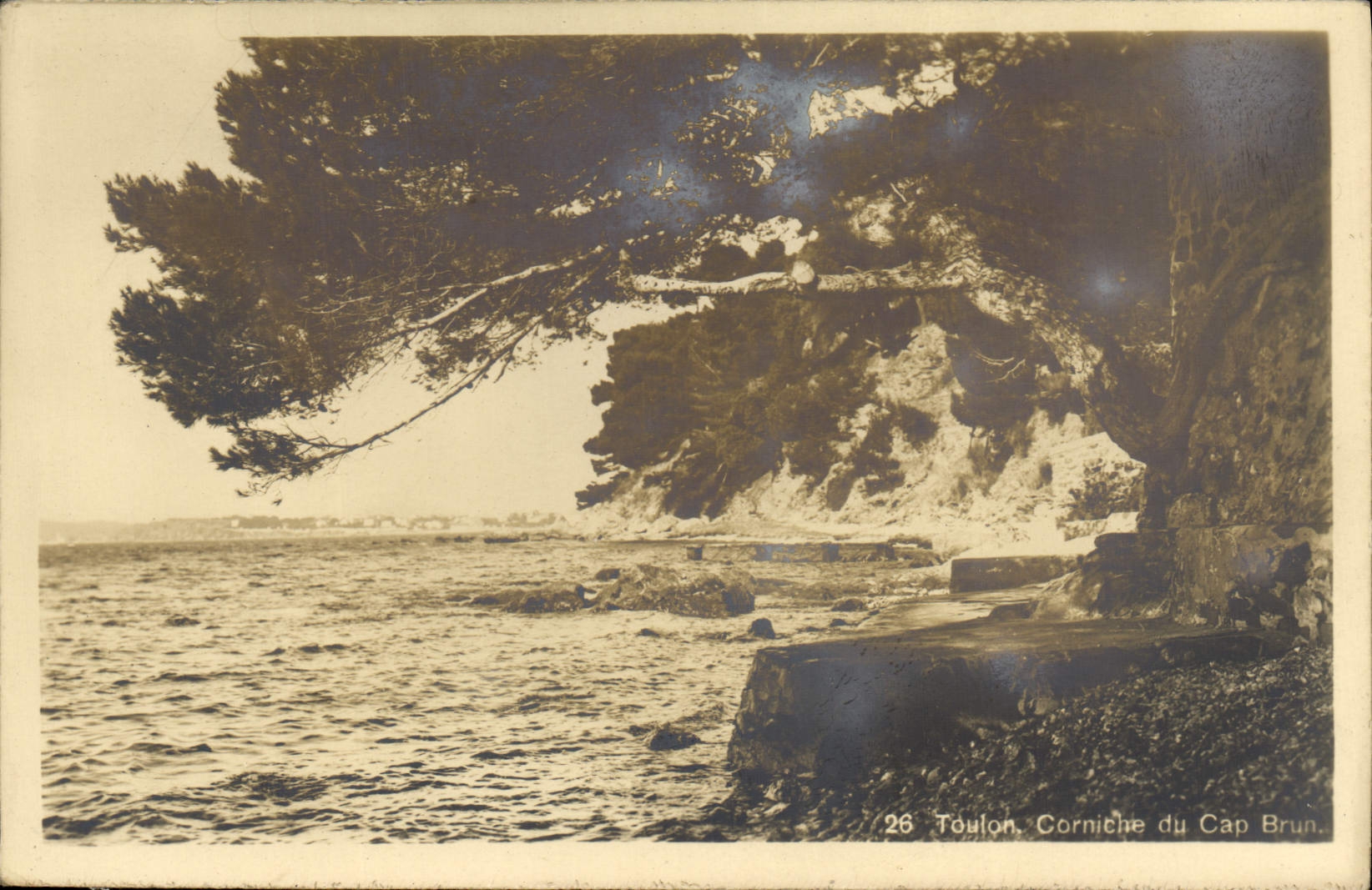 CPA Toulon Corniche du Cap Brun 