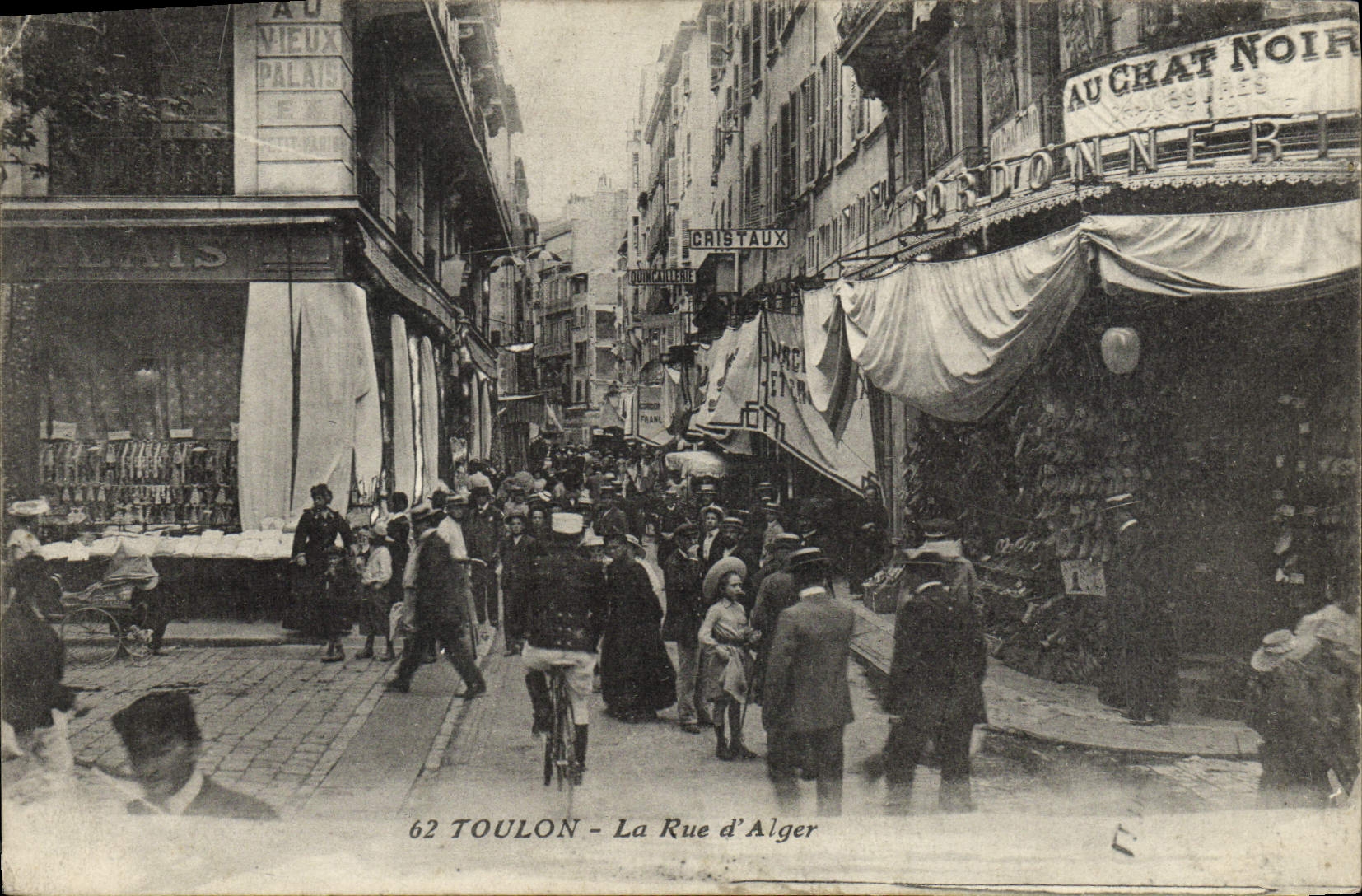 CPA Toulon La Rue d'Alger 