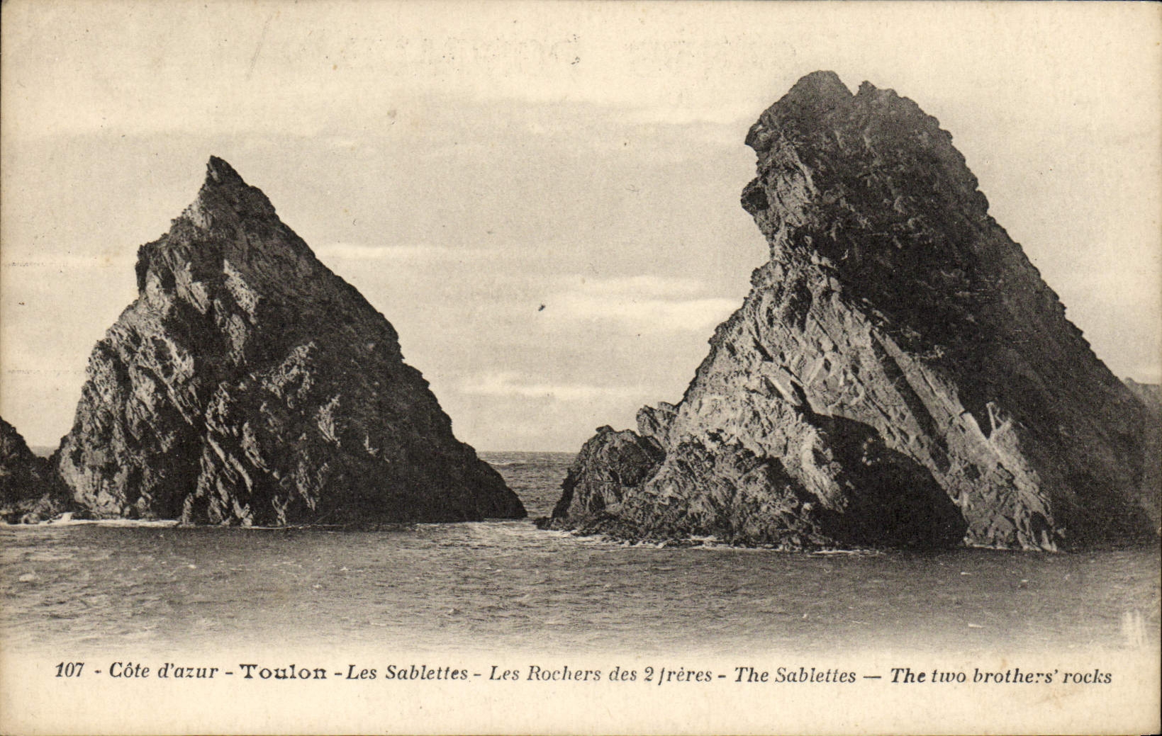 CPA Toulon Les Sablettes Les rochers des 2 freres