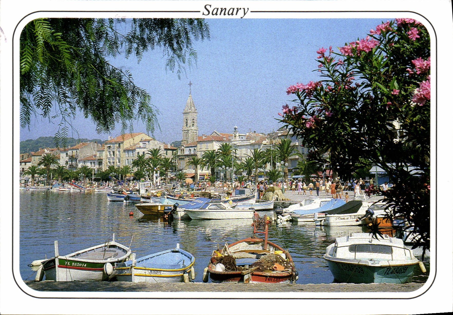 MODERN CARD Sanary on Sea the Fishing port