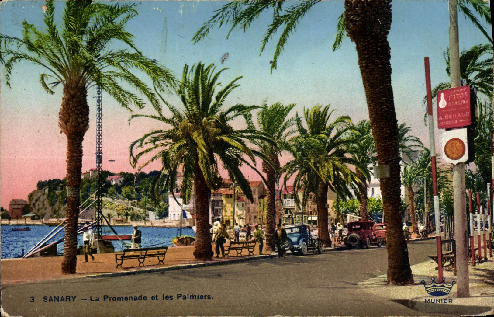 CPA Sanary La Promeande et les Palmiers