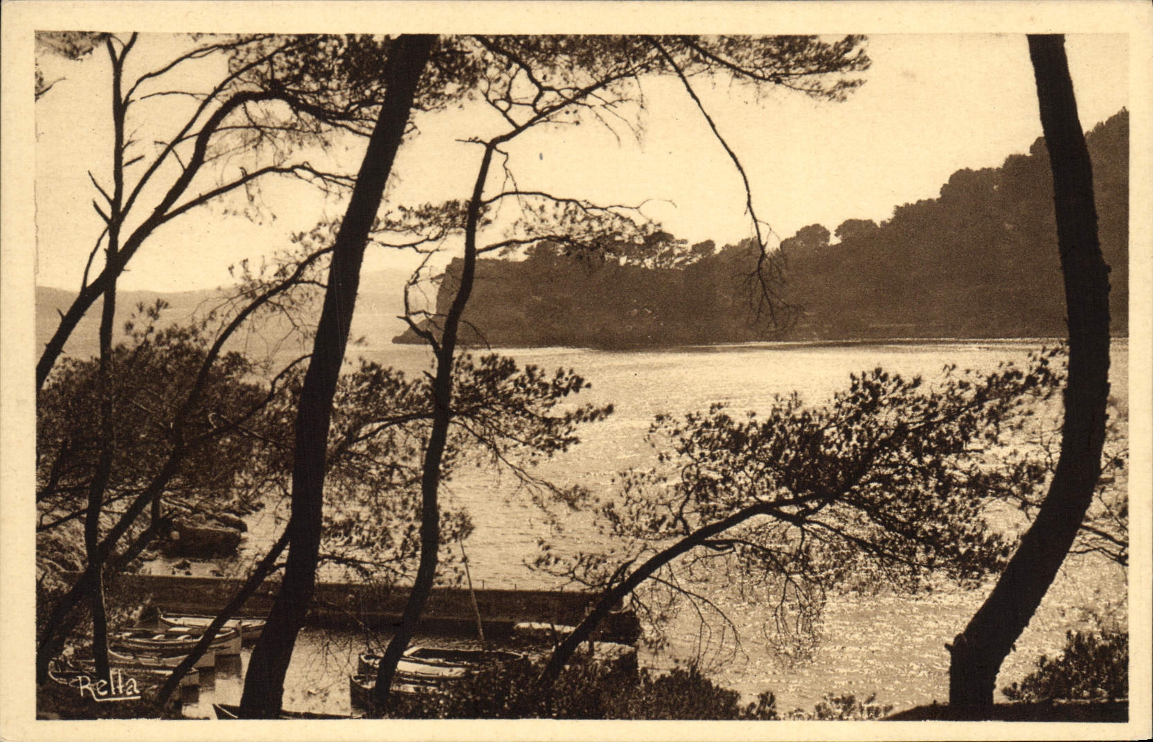 CPA Toulon Contre jour au Cap Brun 