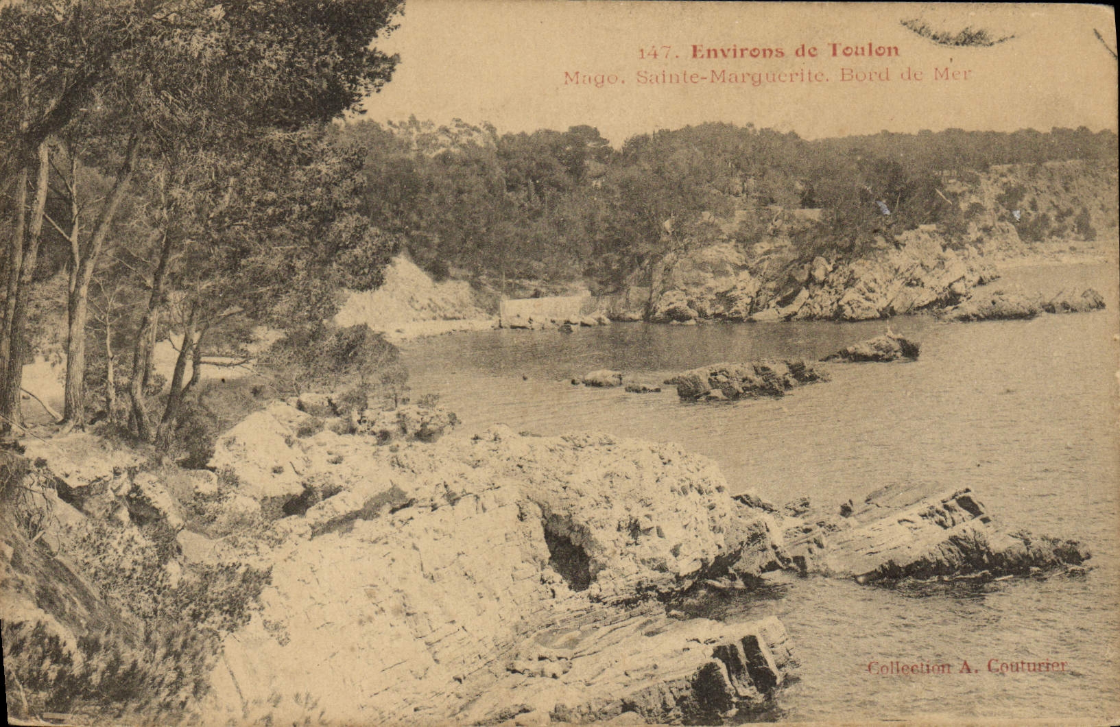 CPA Environs de Toulon Mago Sainte Marguerite Bord de mer