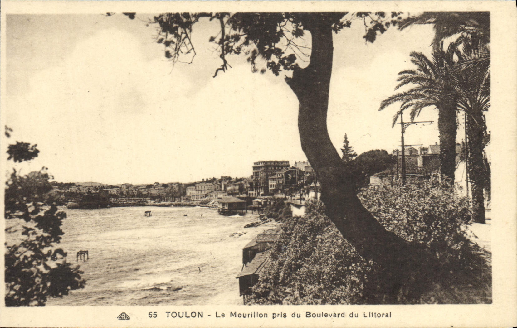 CPA Toulon Le Mourillon pris du Boulevard du Littoral