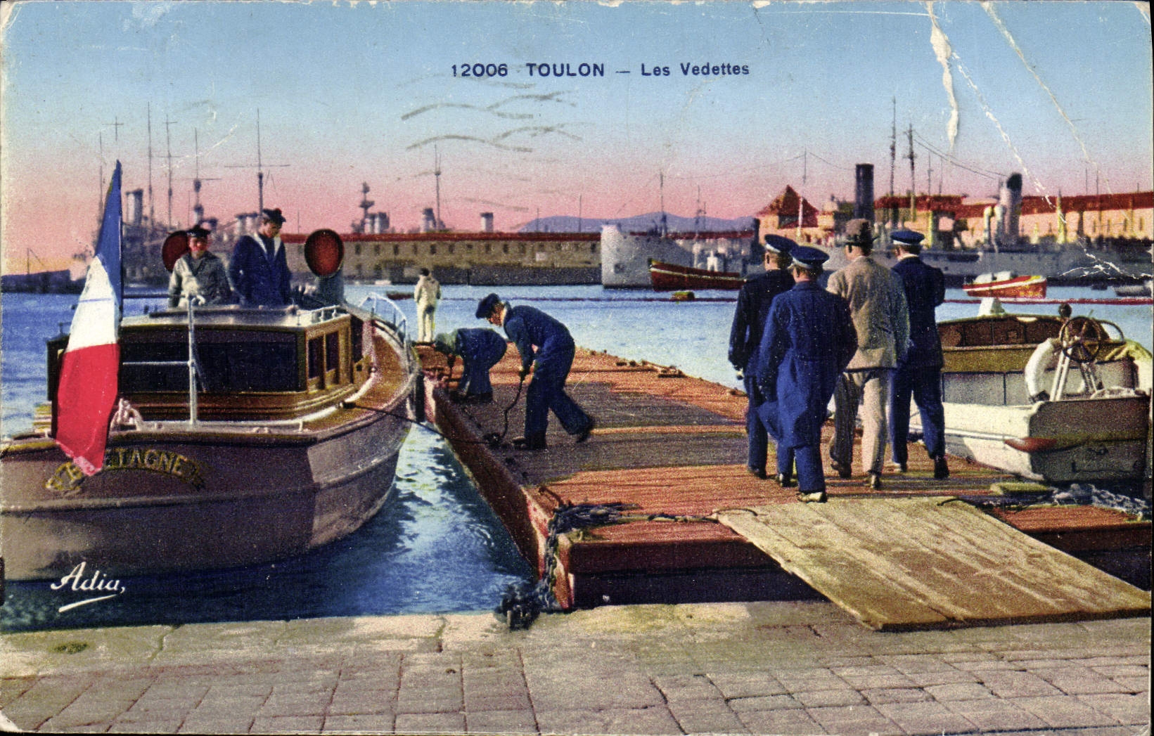CPA Toulon Les Vedettes Bateaux Marins 