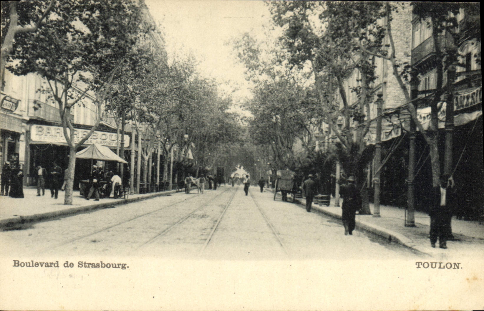 CPA Boulevard de Strasbourg Toulon