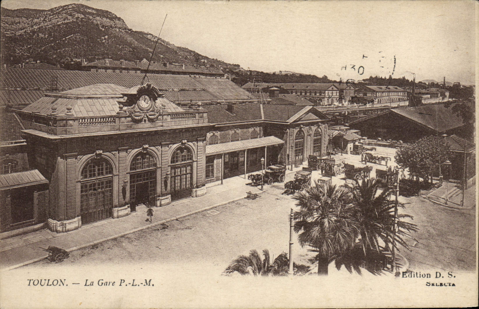 CPA Toulon La Gare P L M 