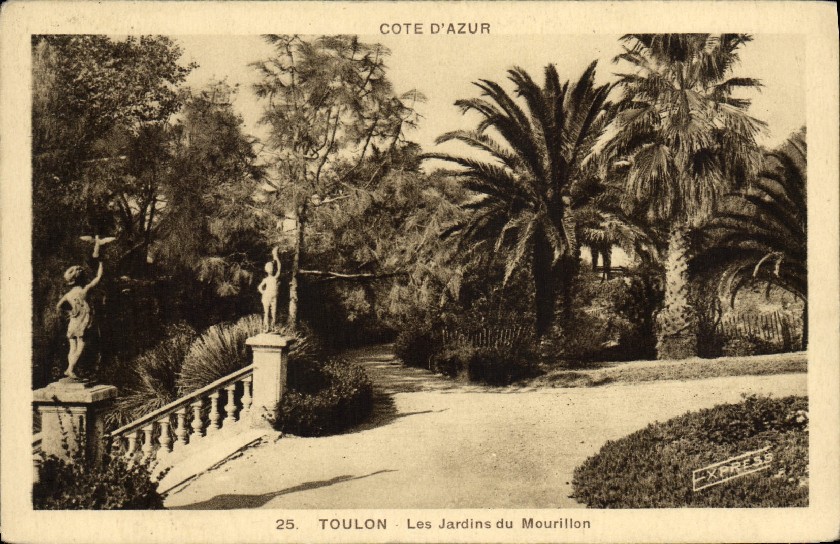 CPA Toulon Les Jardins du Mourillon