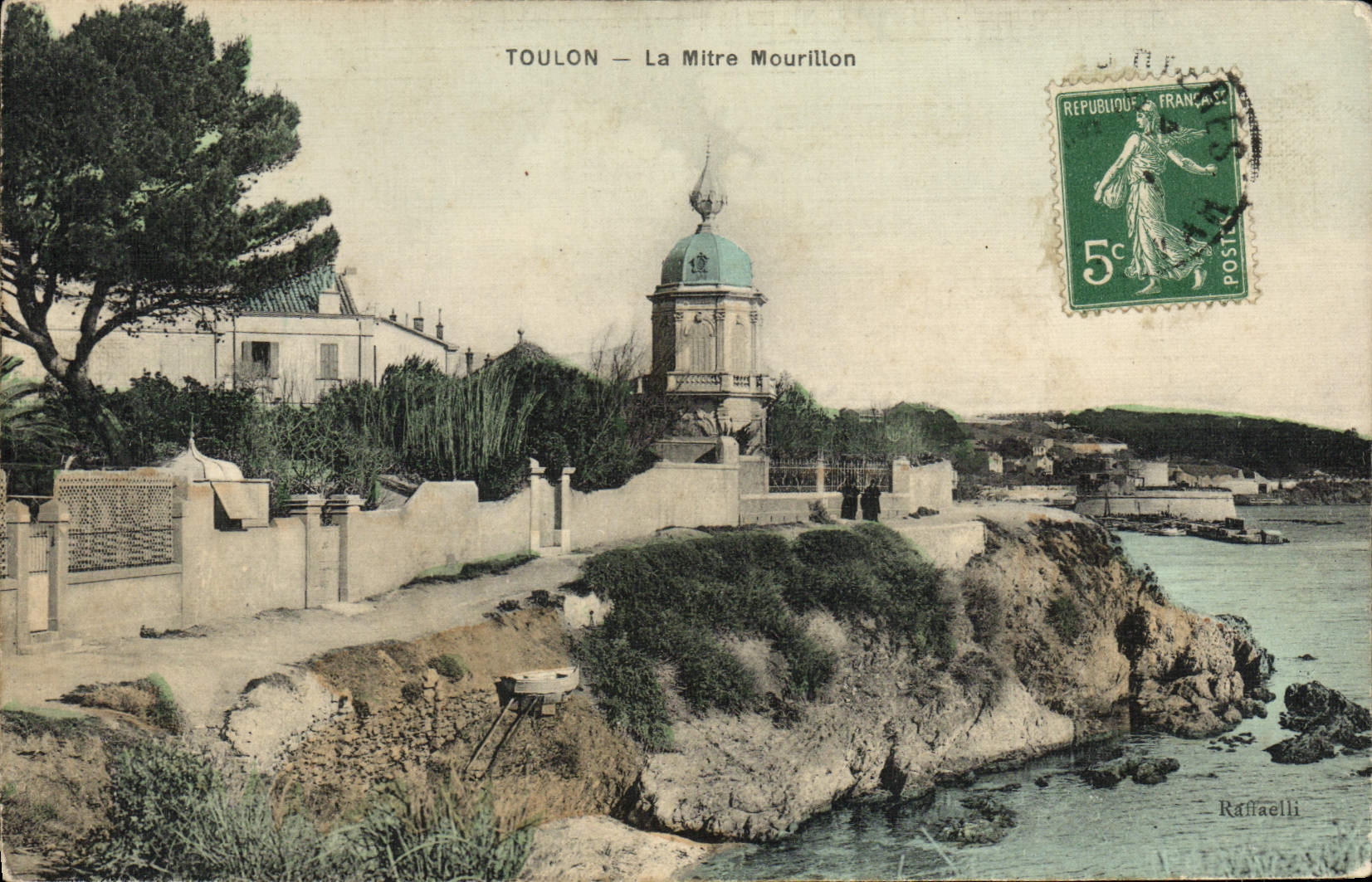 CPA Toulon La Mltre Mourillon (carte toilee)