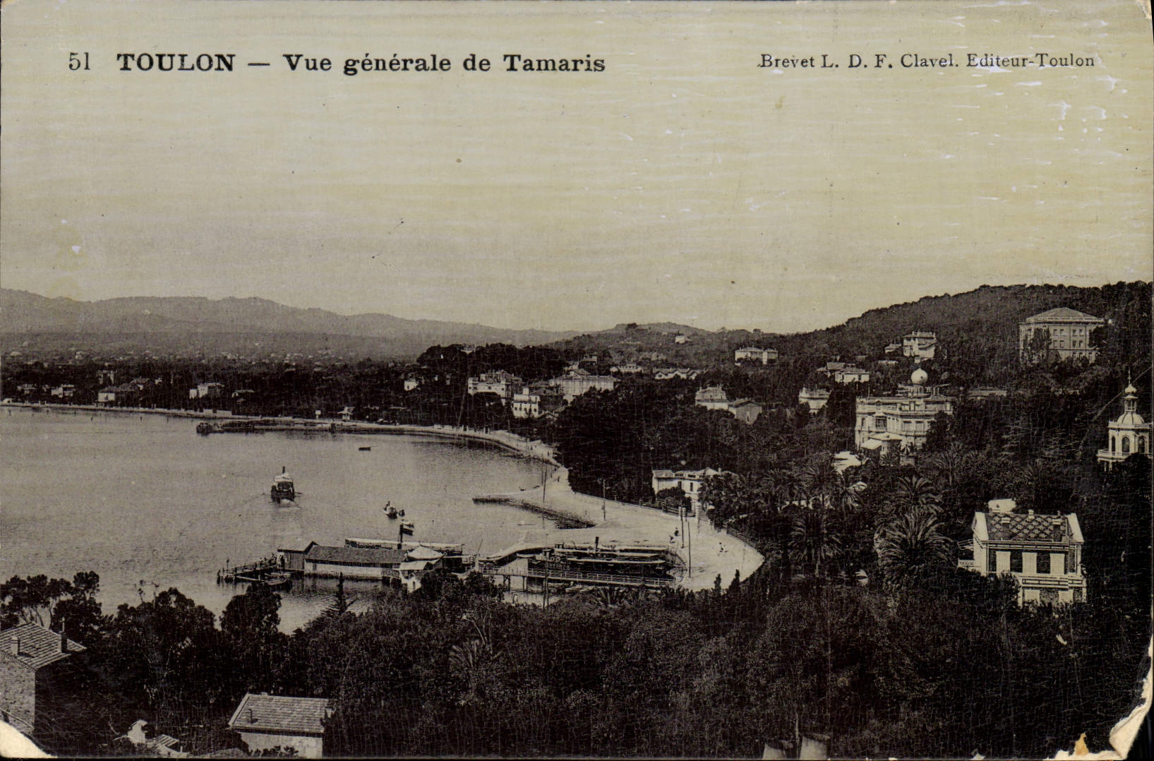 CPA Toulon Vue generale de Tamaris 