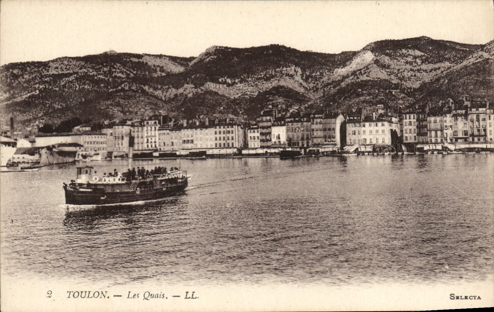 CPA Toulon Les Quais Bateau