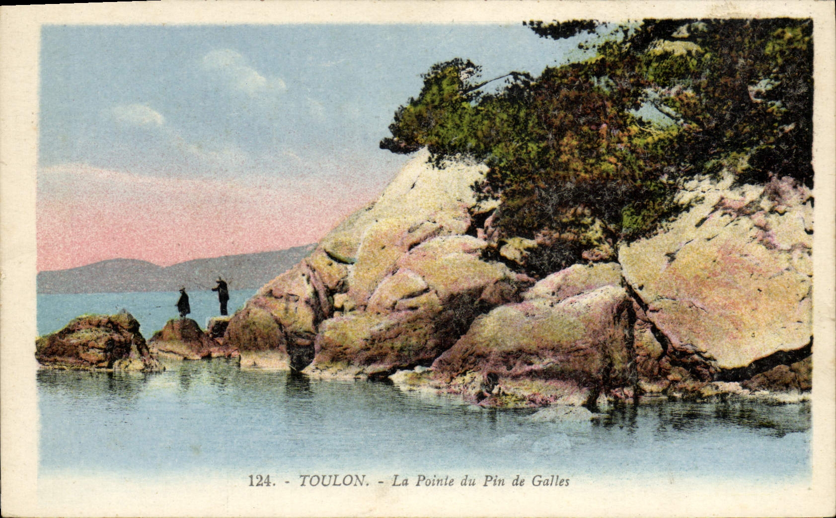 VINTAGE POSTCARD Toulon the Point of the Pine of Wales