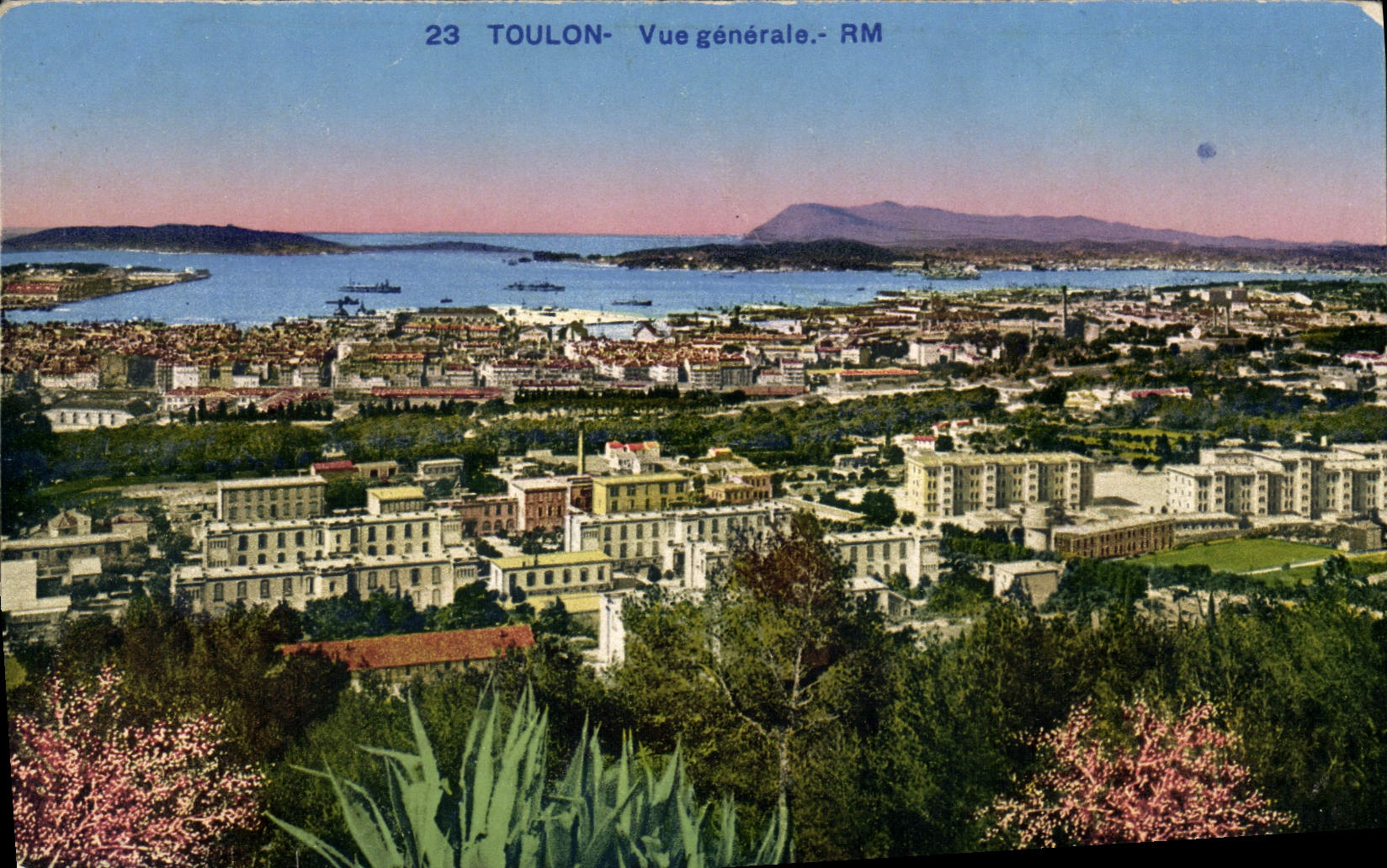 CPA Toulon Vue generale 