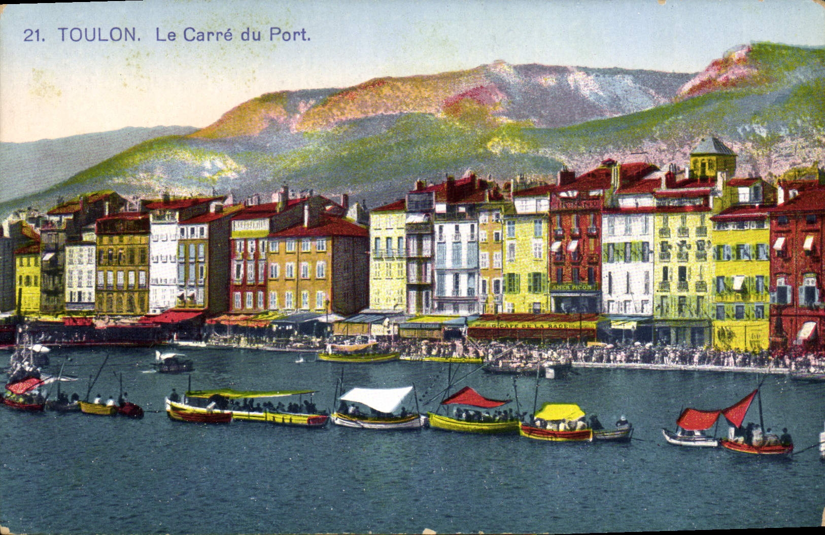 CPA Toulon Le Carre du Port 