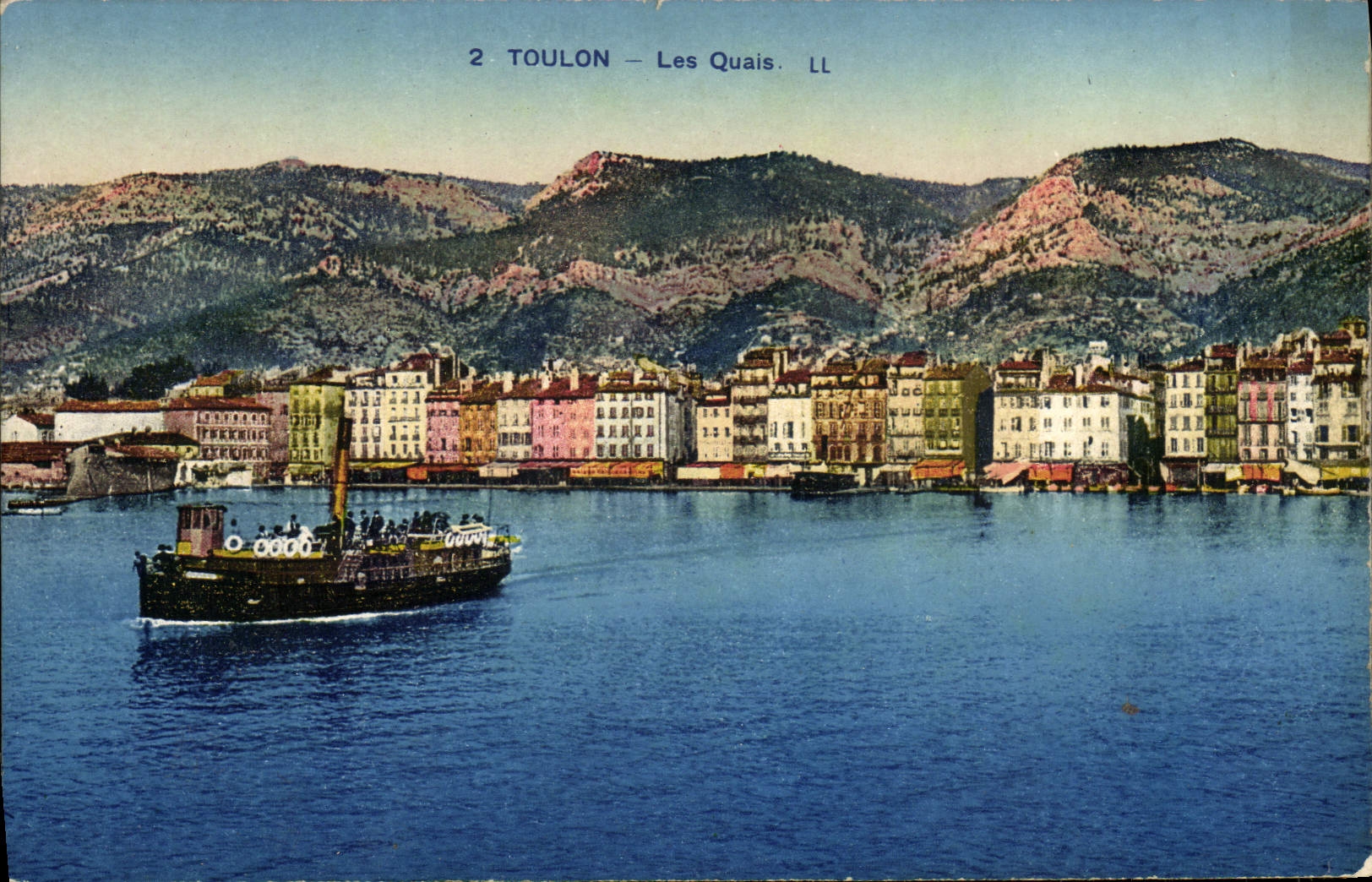 CPA Toulon Les Quais Bateau
