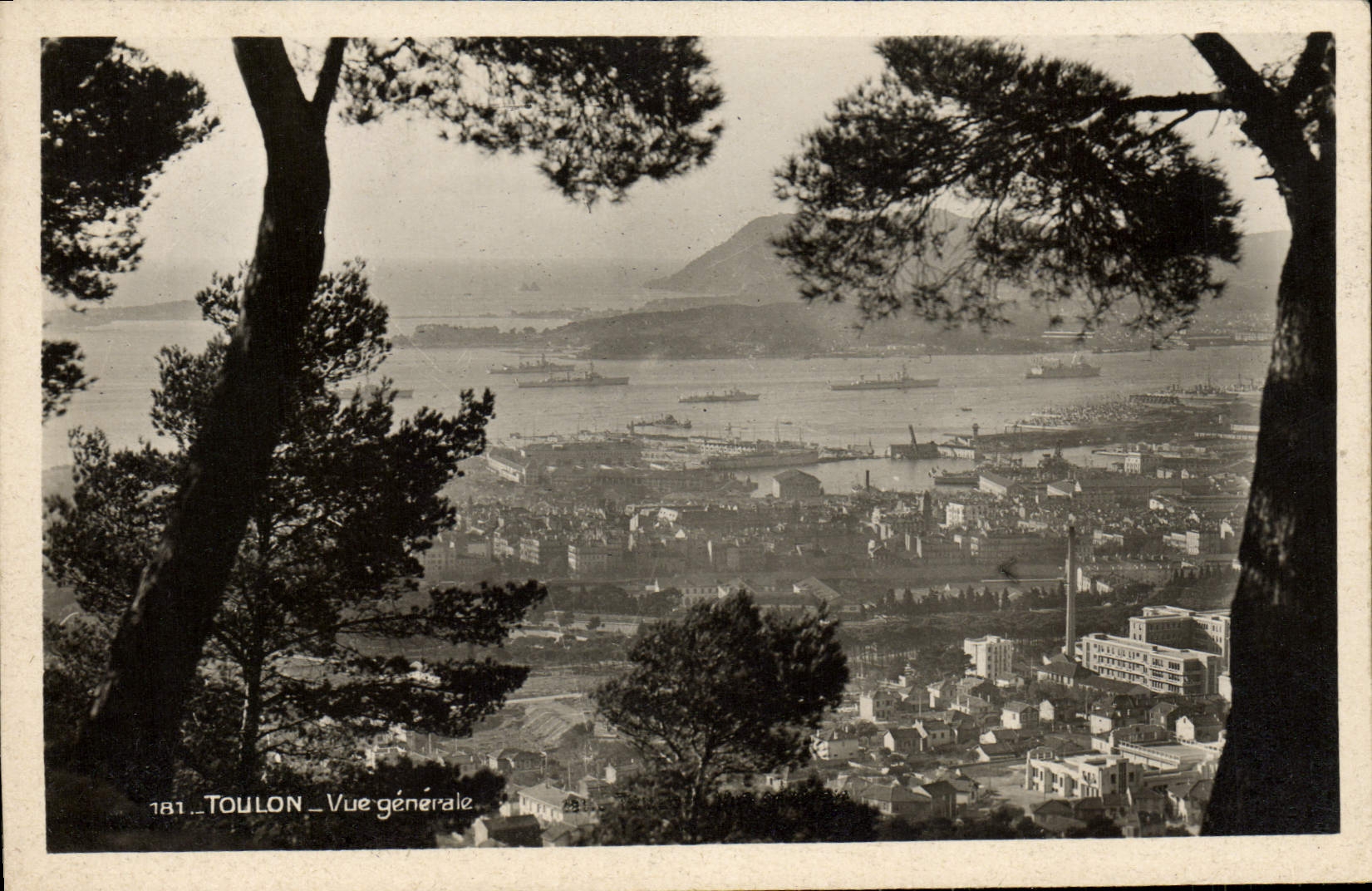 CPA Toulon Vue generale 