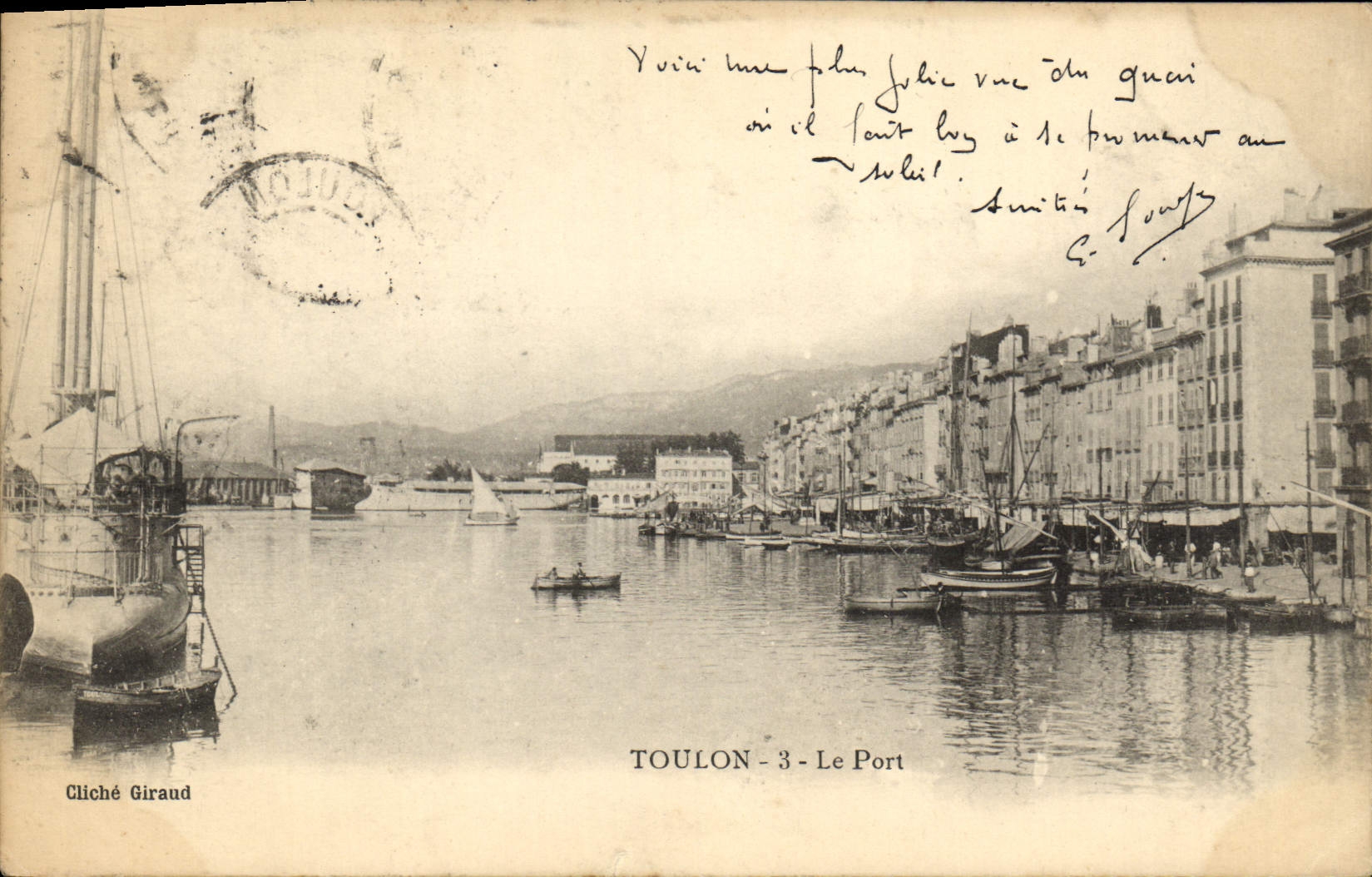 CPA Toulon Le Port Bateaux