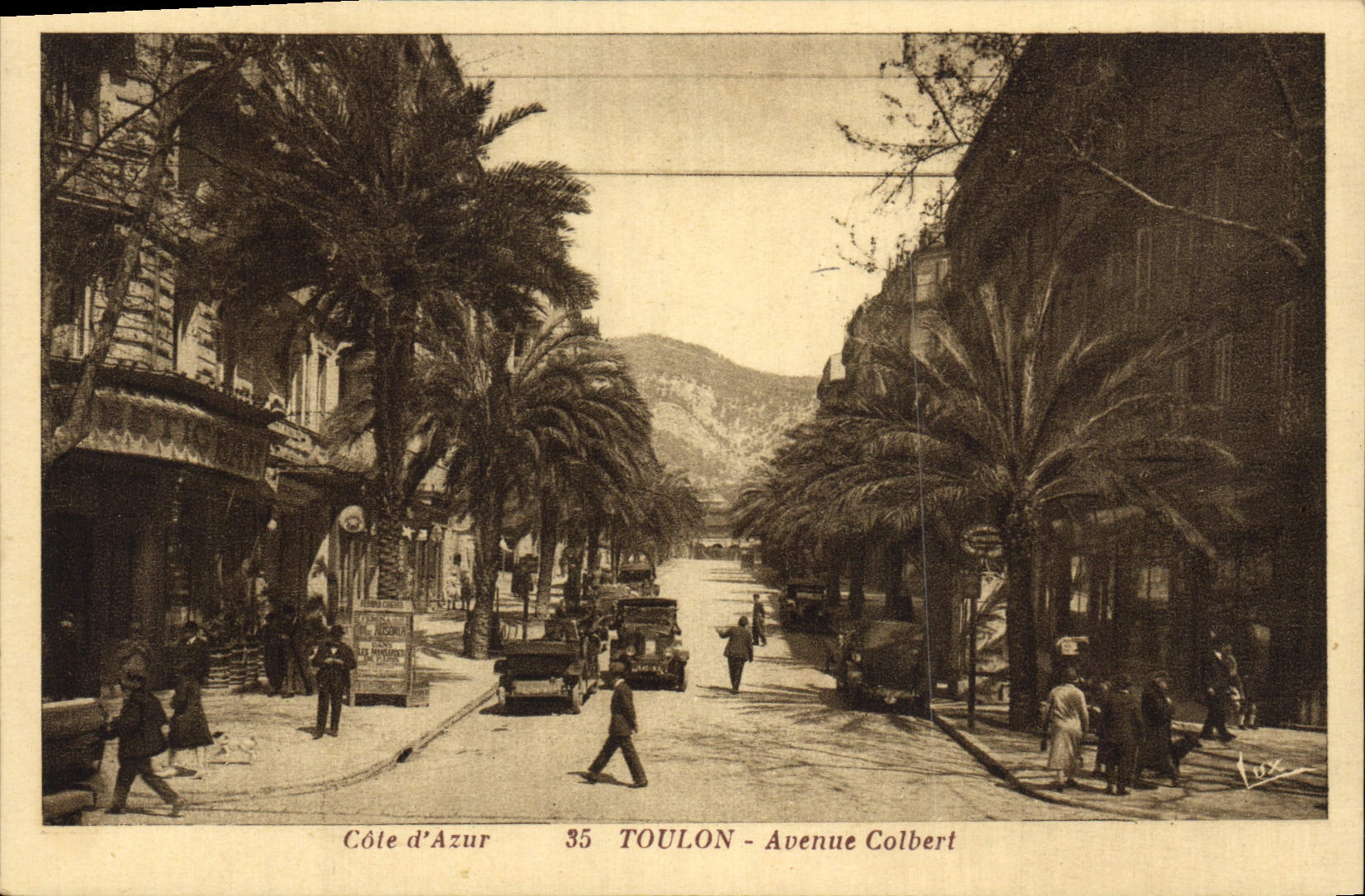 CPA Toulon Avenue Colbert 