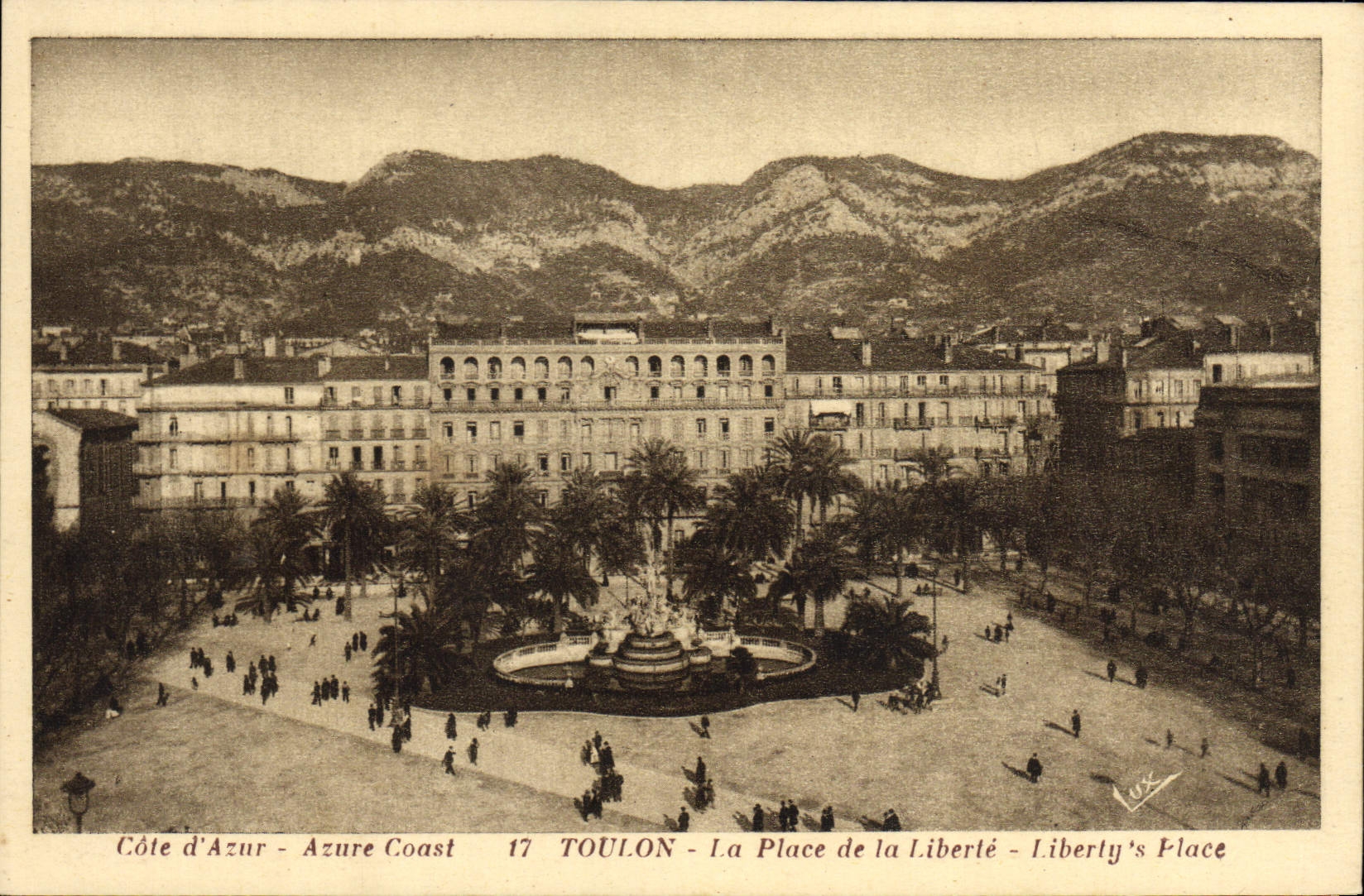 CPA Toulon La Place de la Liberte 