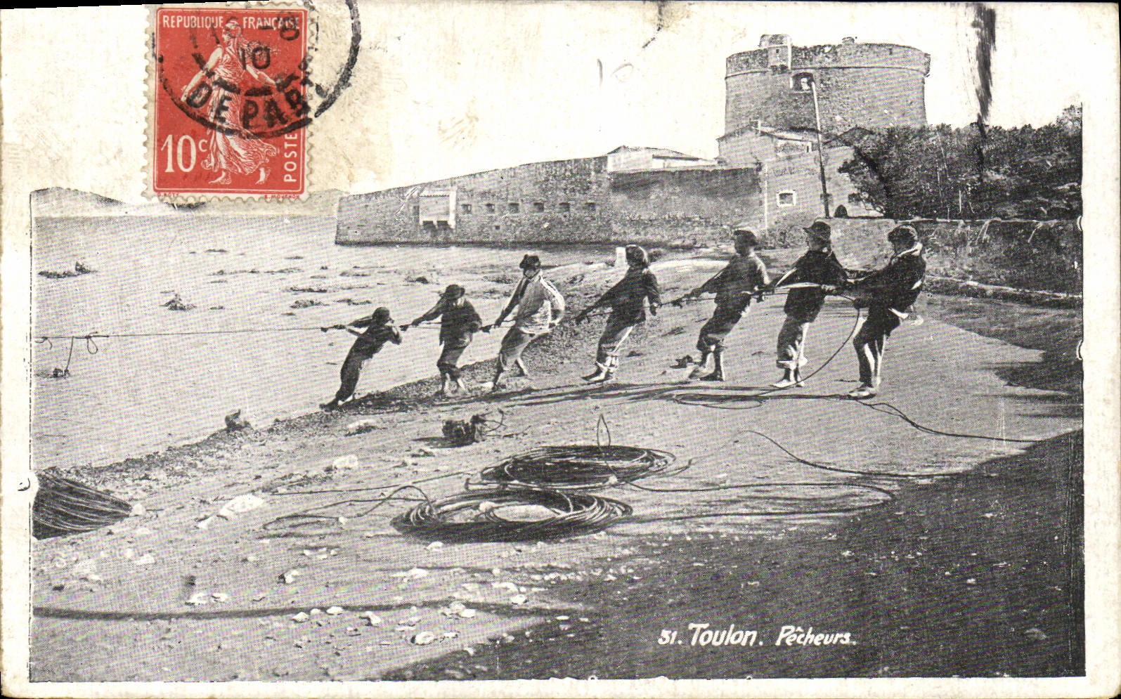CPA Toulon Pecheurs Peche