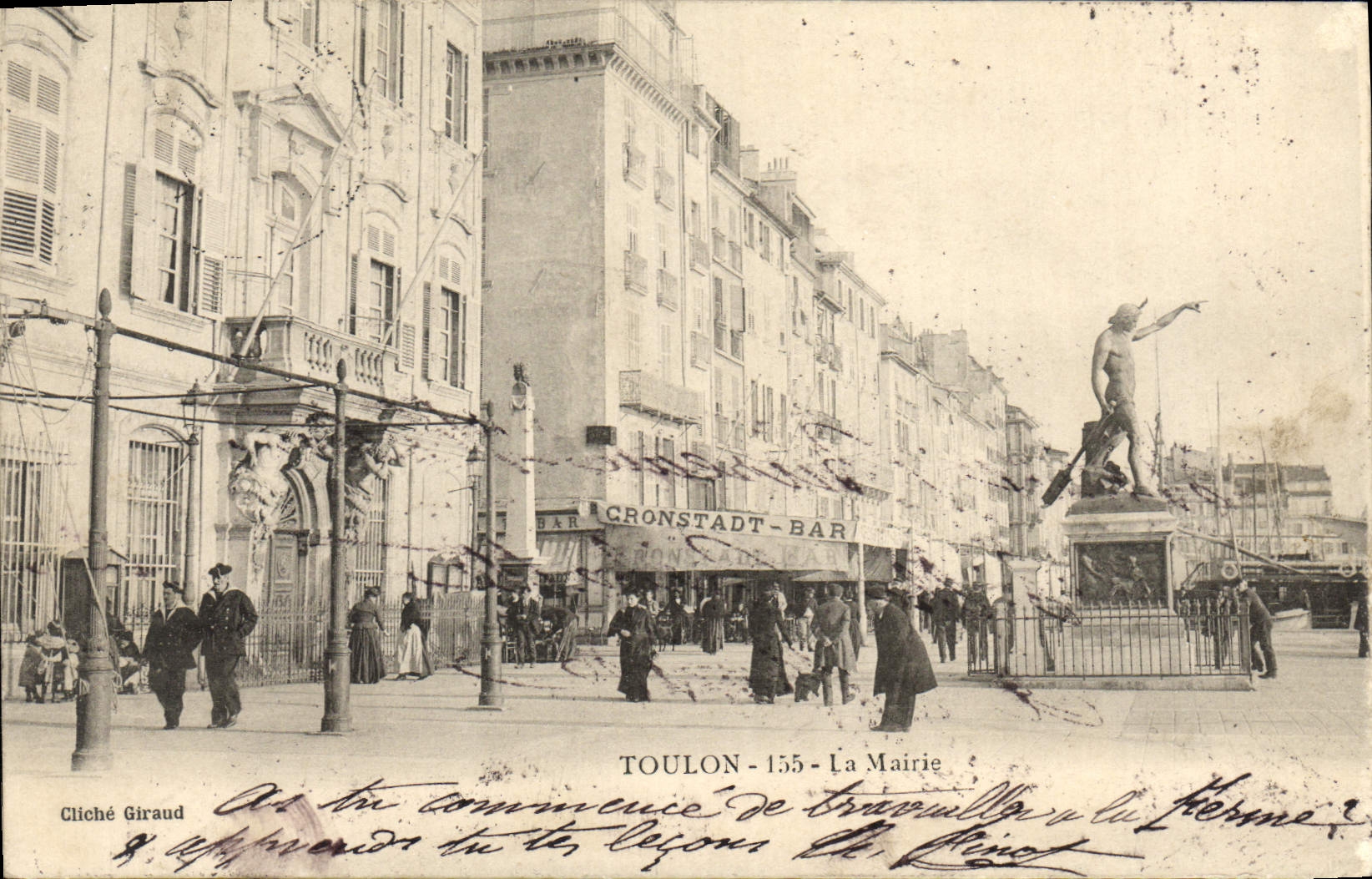 CPA Toulon La Mairie Cronstadt Bar