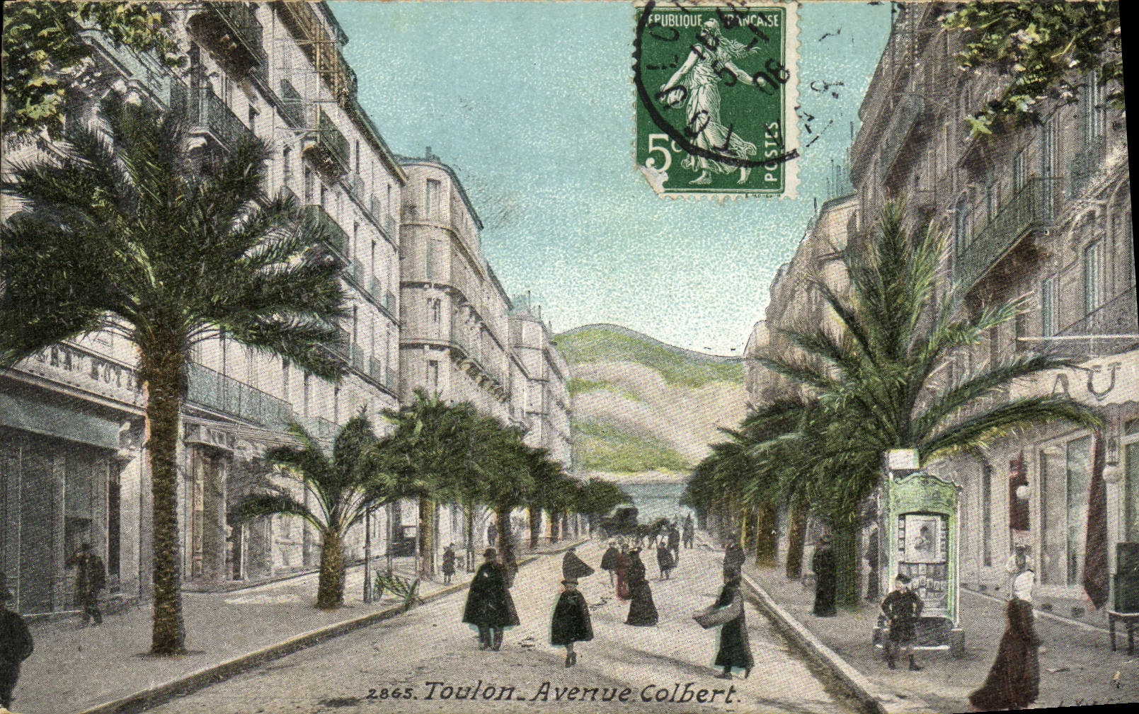 CPA Toulon Avenue Colbert 
